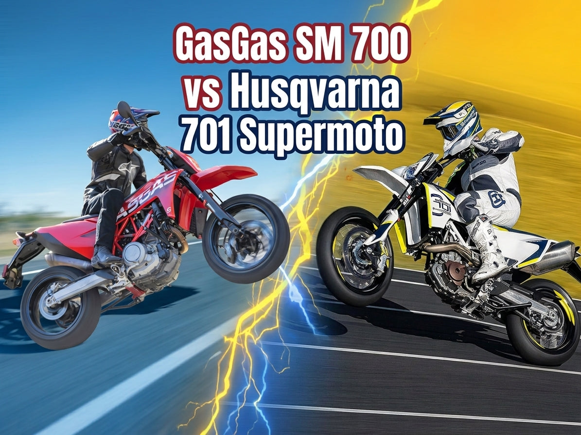 GasGas SM 700 vs Husqvarna 701 Supermoto: Same DNA, Which Wins?