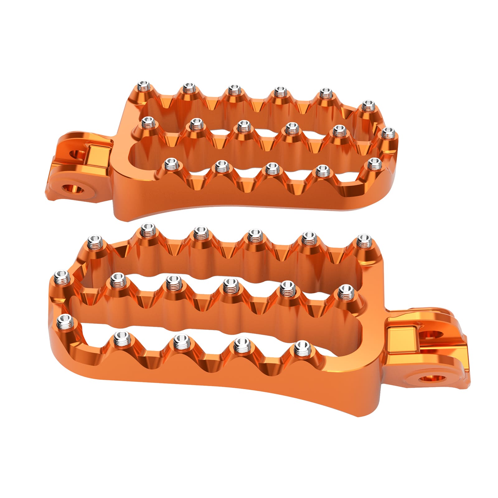 Forged 0° Flat Wide Enlarged Foot Pegs Pedals For KTM 390 Adventure 2020-2024