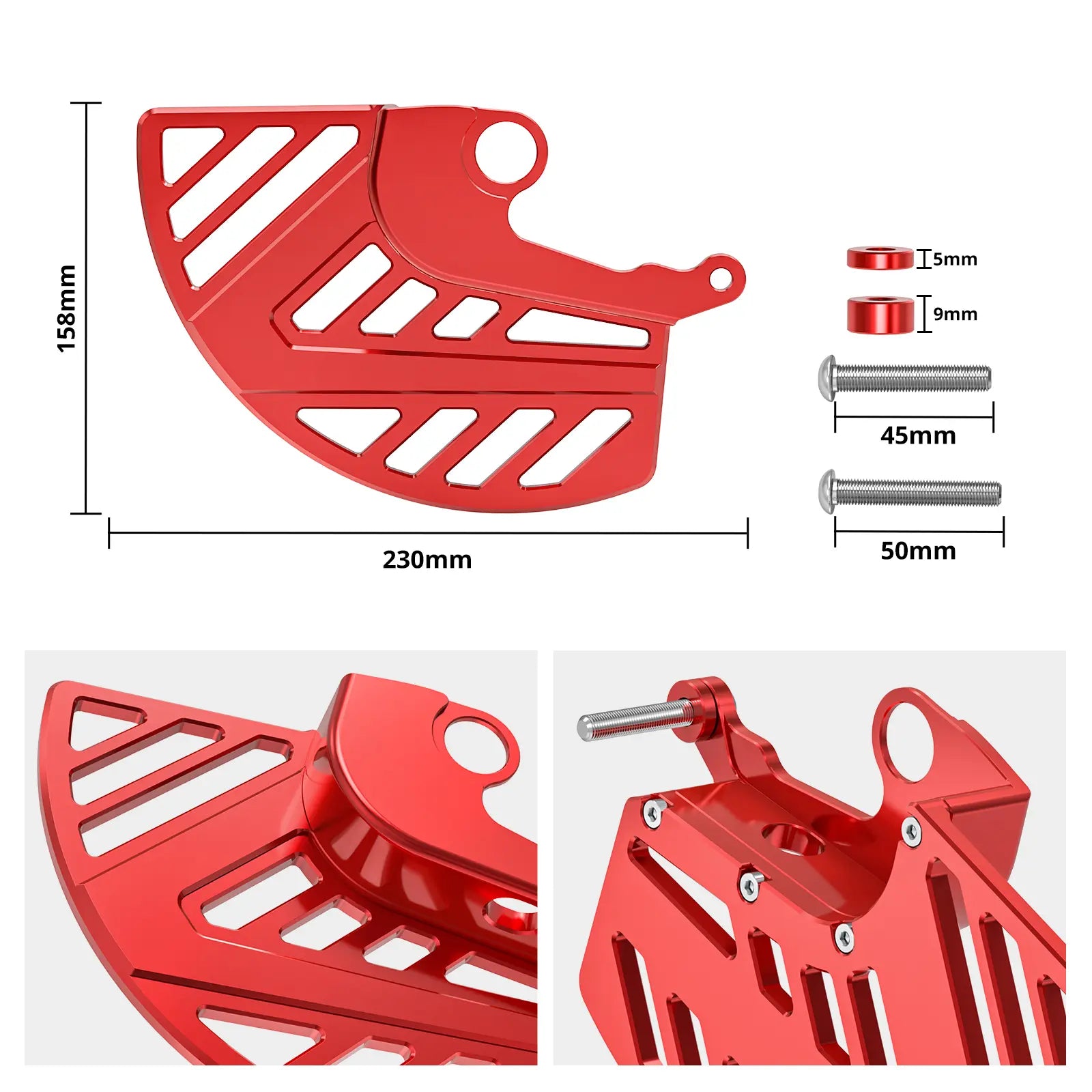 Front Brake Disc Guard For Beta 125 200 250 300 350 390 430 480 RR 450 500 RX