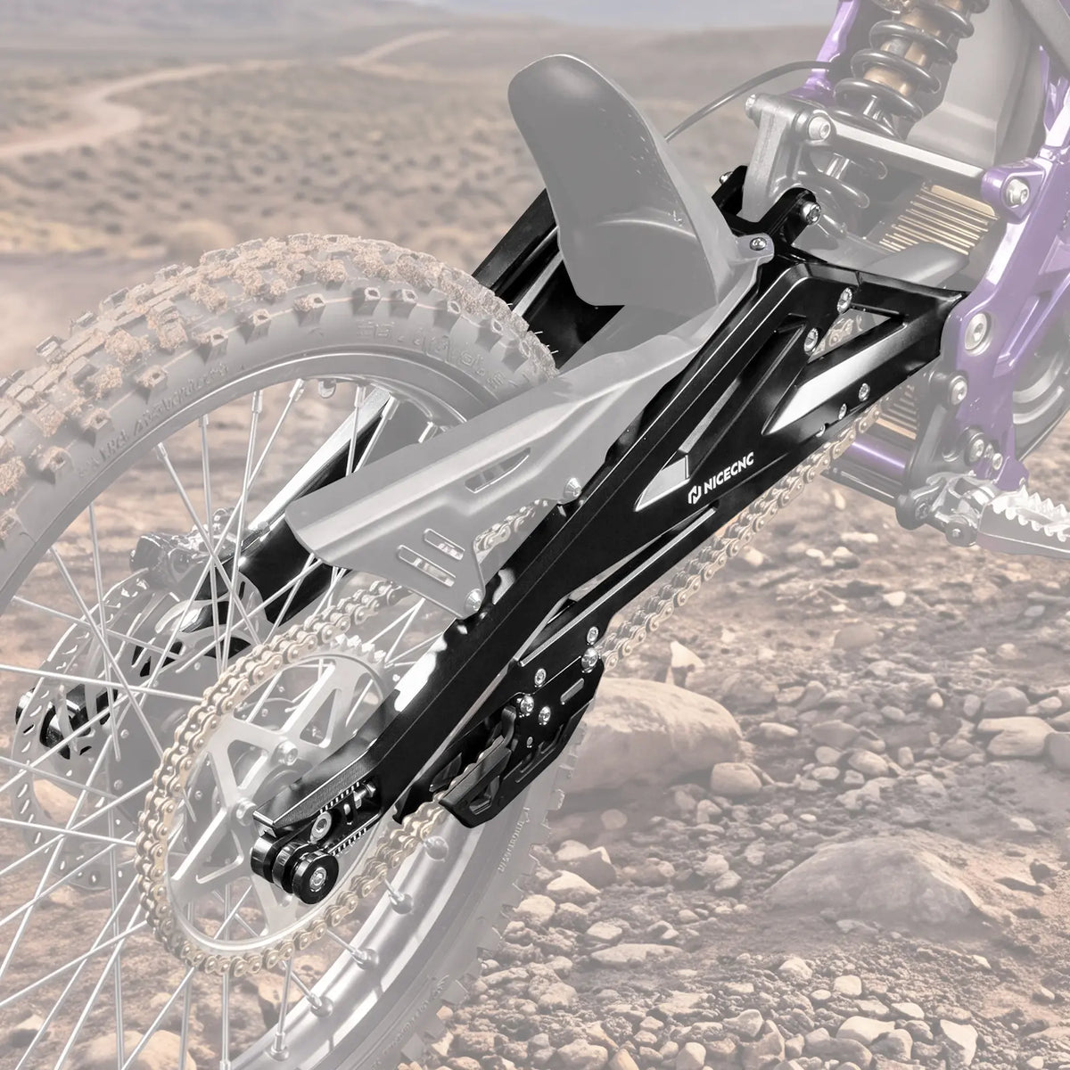 +100mm Extended Rear Swingarm For Surron Light Bee X / S Segway X160 X260