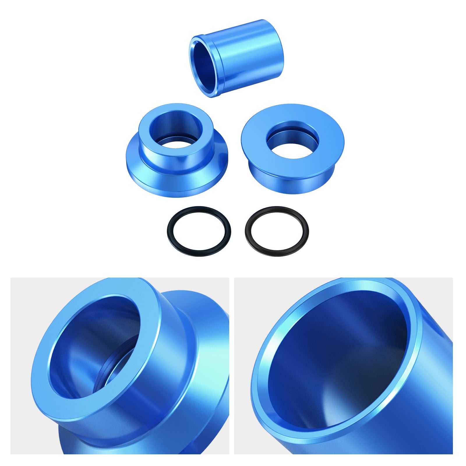 Front Rear Wheel Spacers Set For Suzuki DRZ400S DRZ400E DRZ400SM