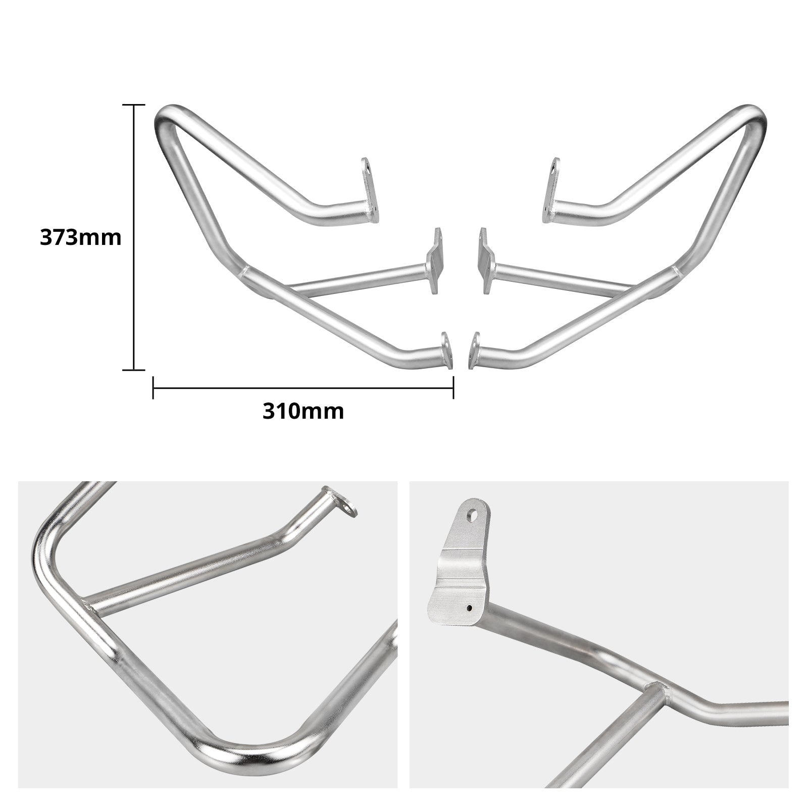 Pair Engine Guards Crash Bars For BMW R1250GS 2019-2024