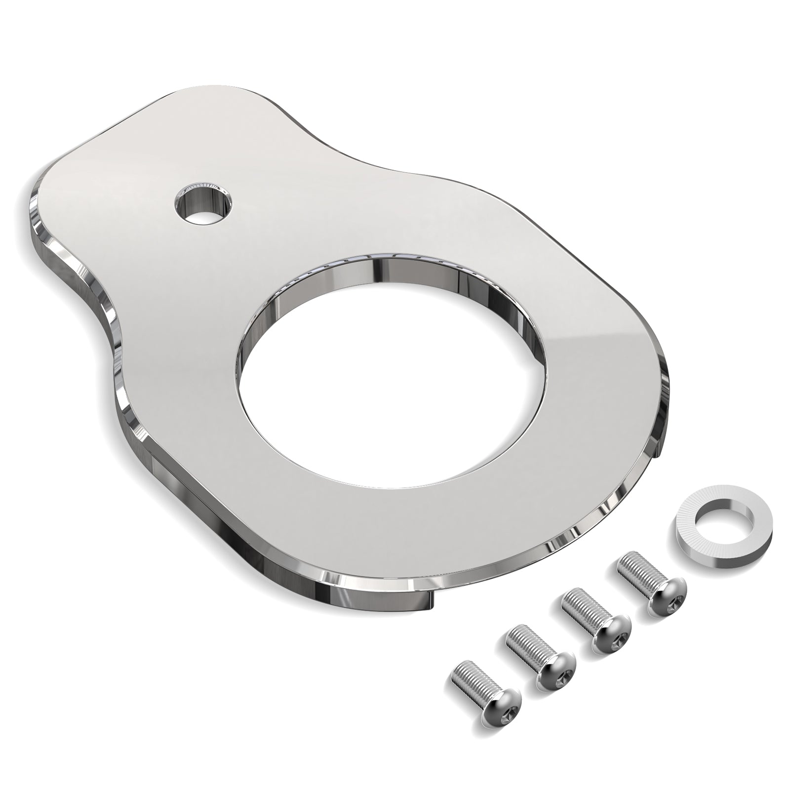 Top Motor Ignition Switch Mount Bracket For Harley Road King Street Glide Ultra Limited