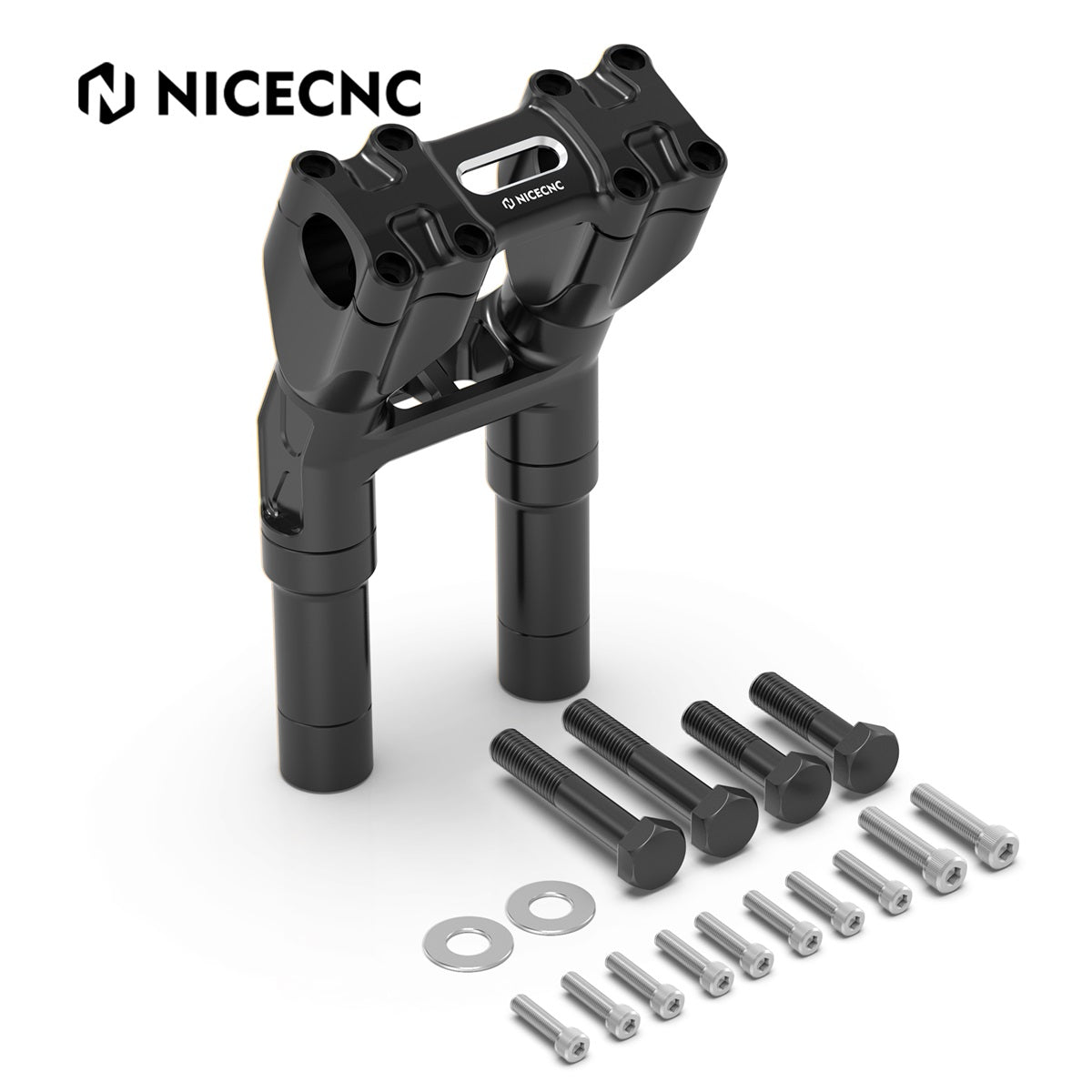 Kickback 1-1/8" Handlebar Riser For Harley Softail Slim Deluxe Heritage Classic Fat Boy