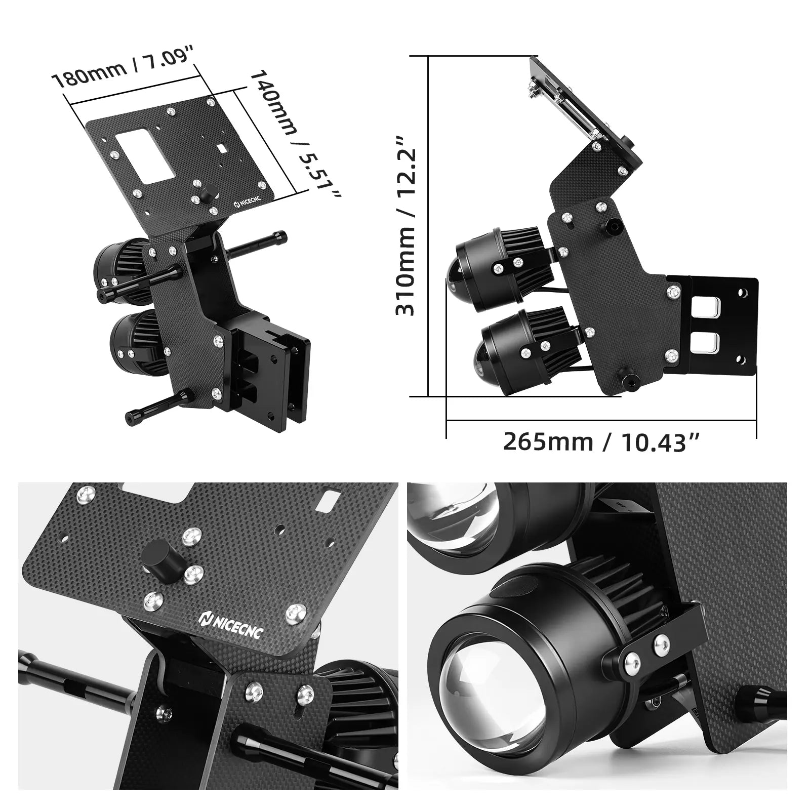 High-Power Plug & Play Adjustable Rally Kit For Yamaha Tenere 700 2019-2024