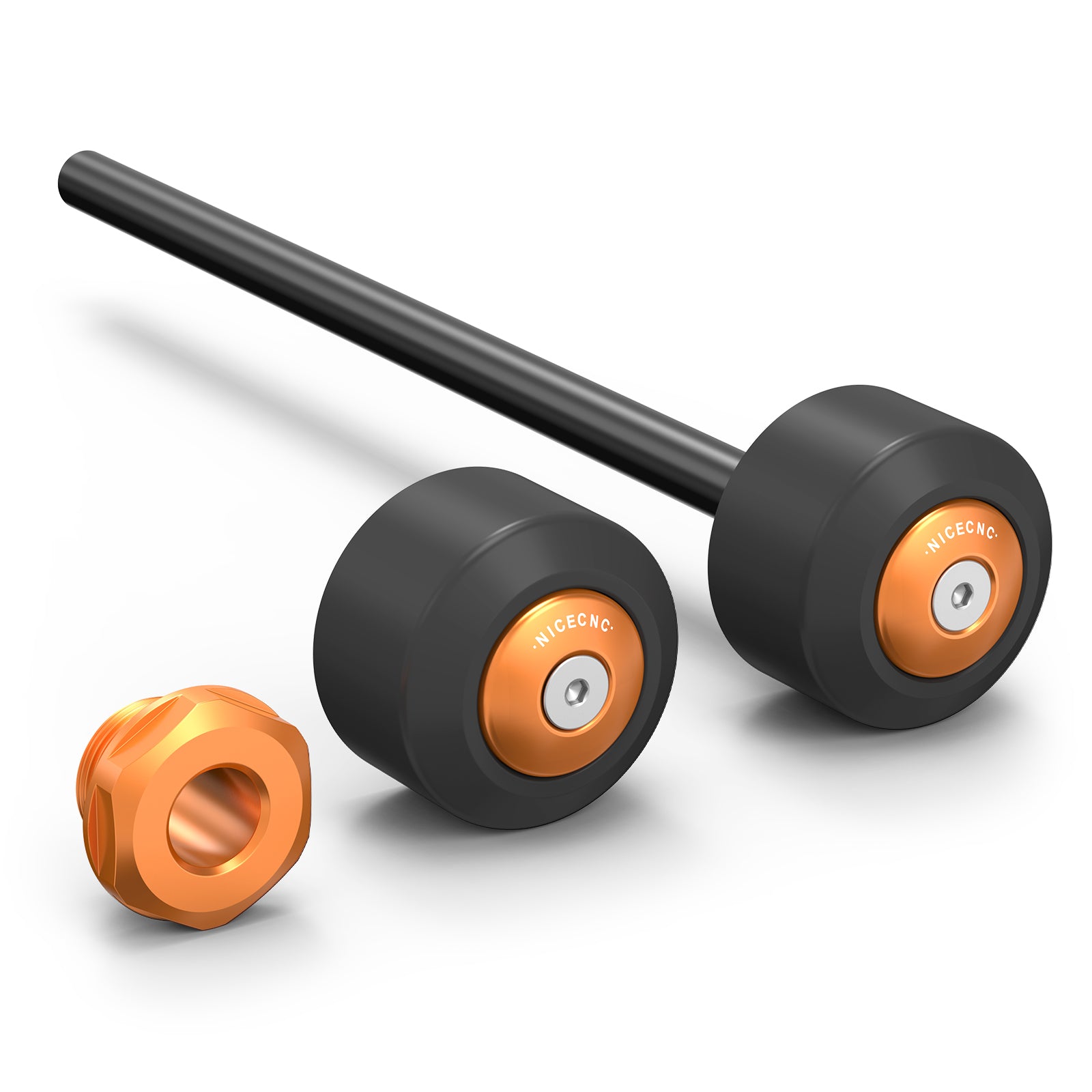 Front Axle Slider Crash Bung Kit For KTM 125/250/390 Duke 2024 RC 390 2022-2023