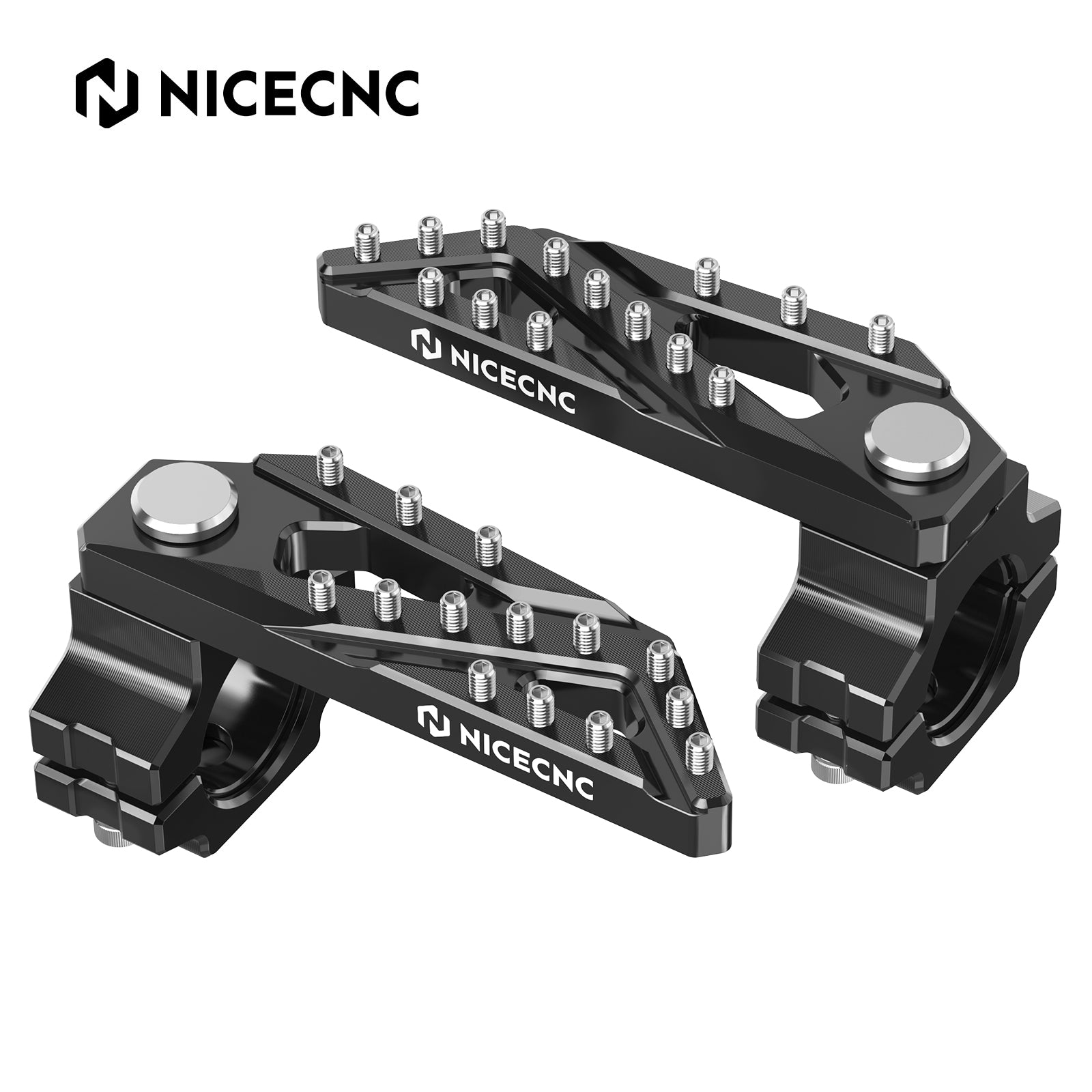 Folding Foot Pegs Footrest Clamps For BMW R 1200 1250 GS ADV