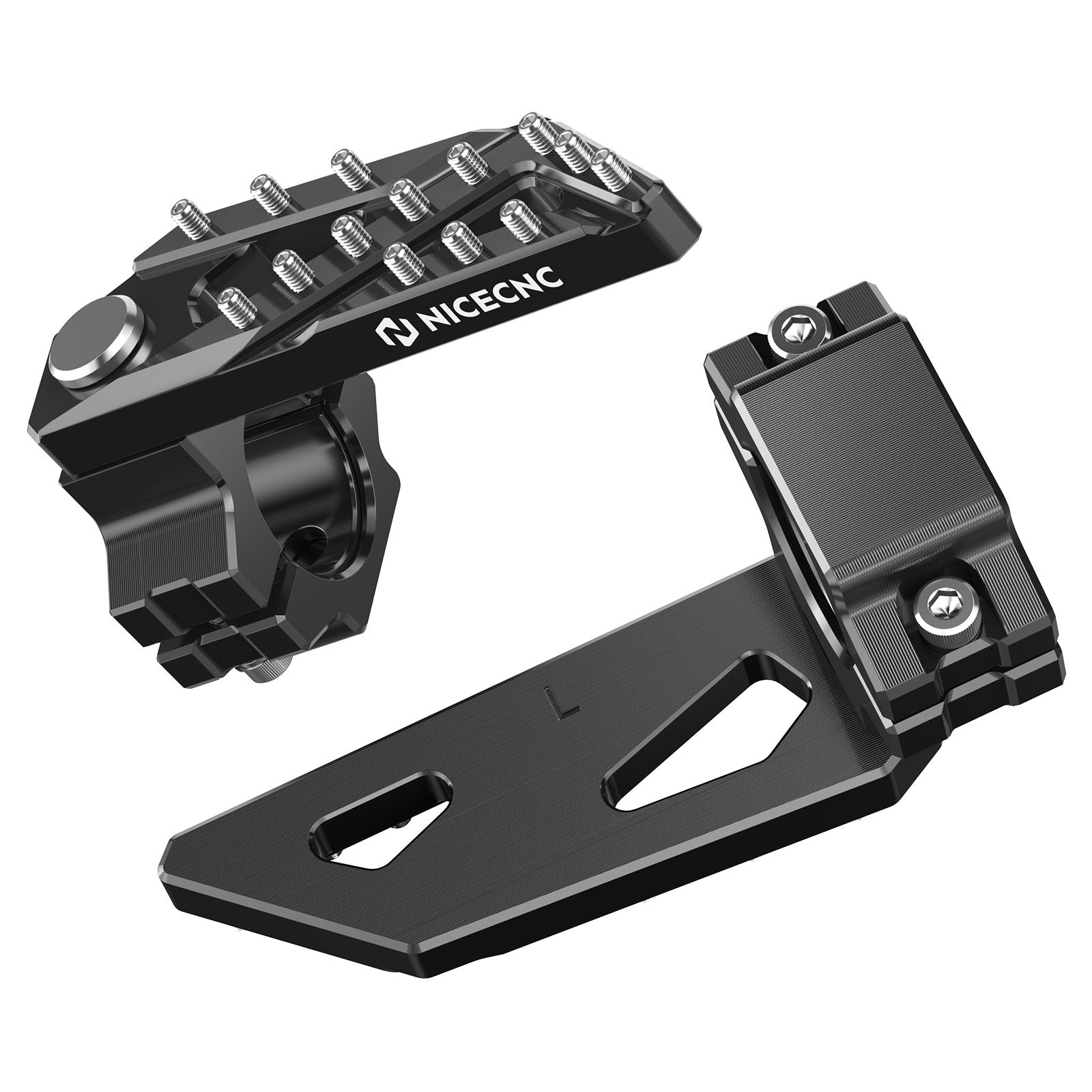 Folding Foot Pegs Footrest Clamps For BMW R 1200 1250 GS ADV