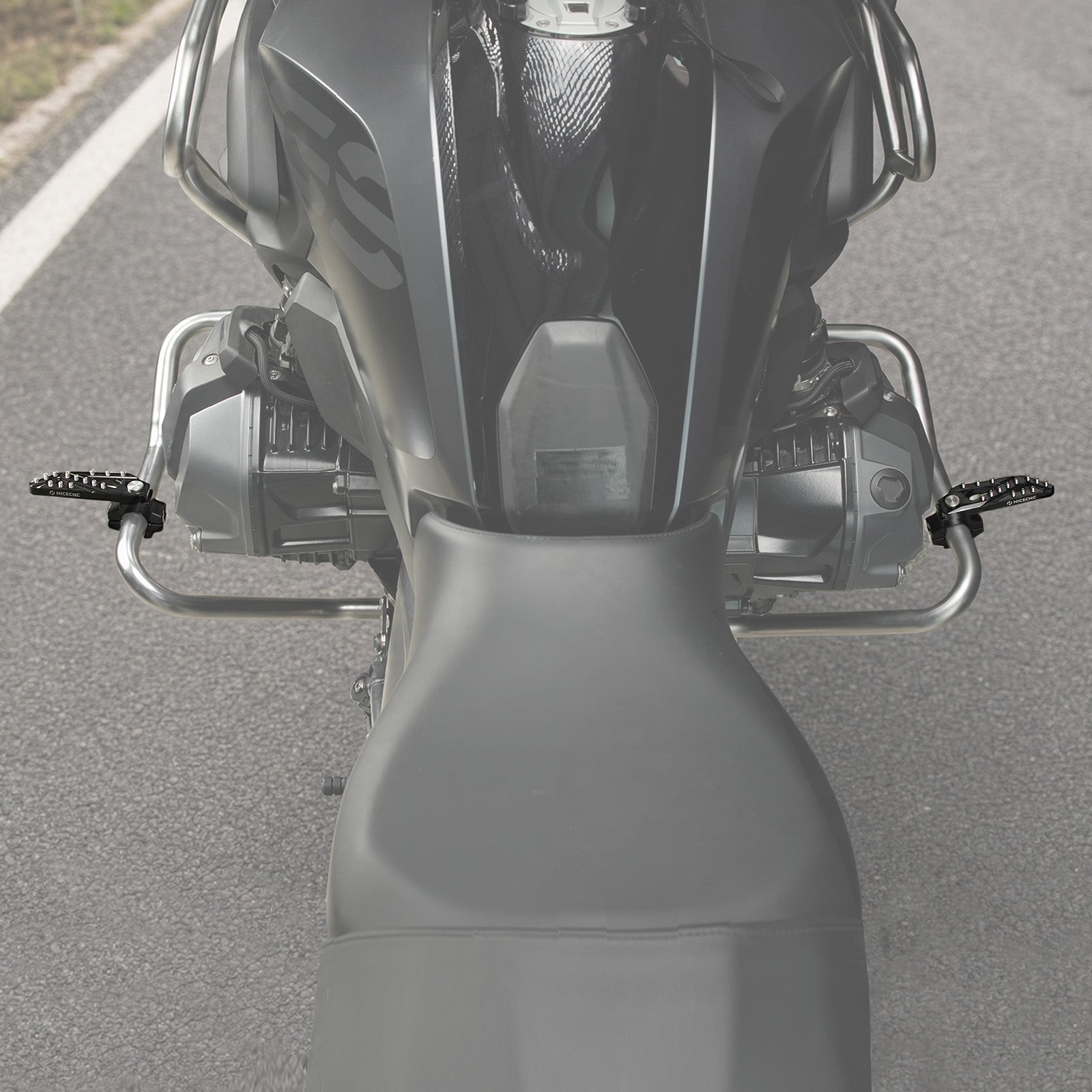 Folding Foot Pegs Footrest Clamps For BMW R 1200 1250 GS ADV