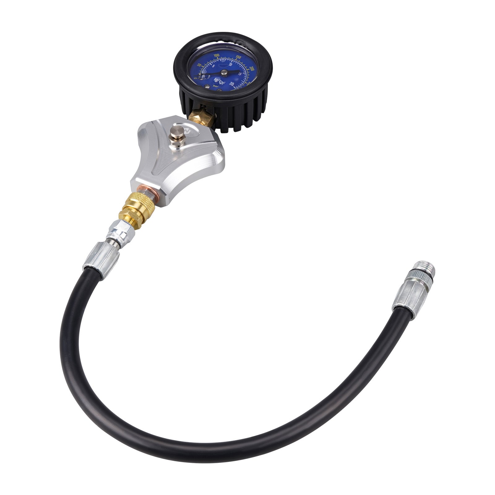 Engine Compression Tester with 10 12 14 mm Adapters For Motorcycle ATV