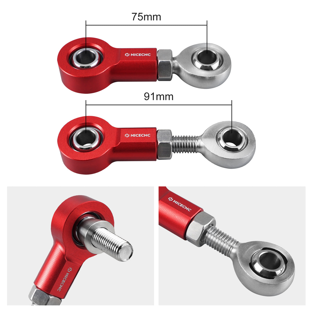 M12 Front Stabilisator End Link Kit Für Can Am X3 2019-2023