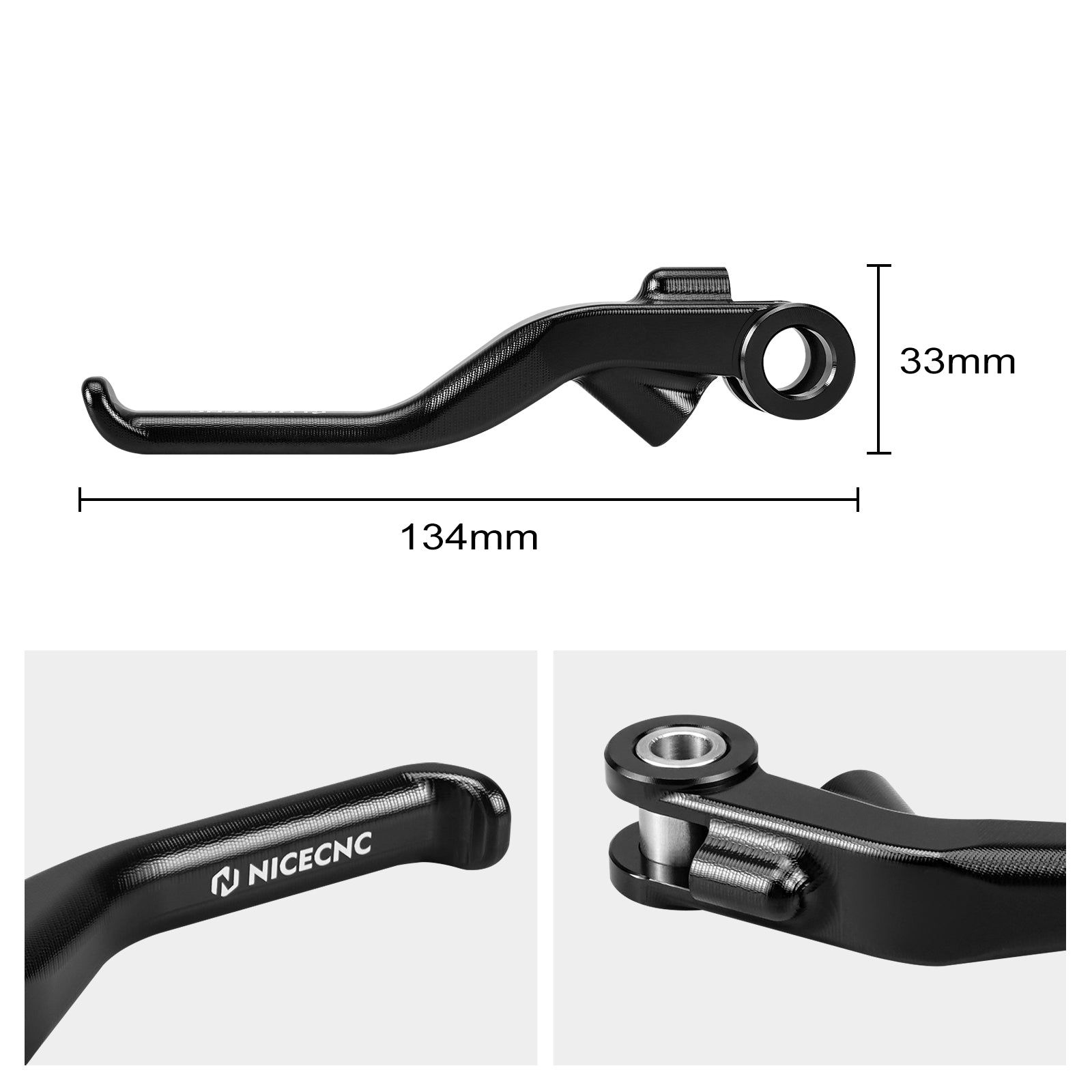 134mm Short Clutch Lever 1-2 Finger Control For KTM 690 Enduro SMC R 2024