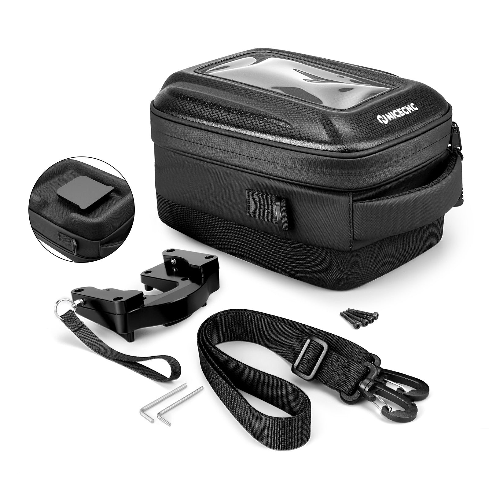 Quick-Release Tank Bag Push-Pull Lock System For Yamaha Tenere 700 2019-2024