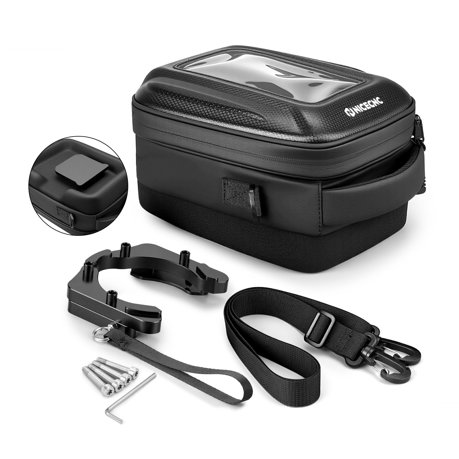 Quick-Release Motorcycle Tank Bag For BMW R 1250 GS Push-Pull Lock System Waterproof