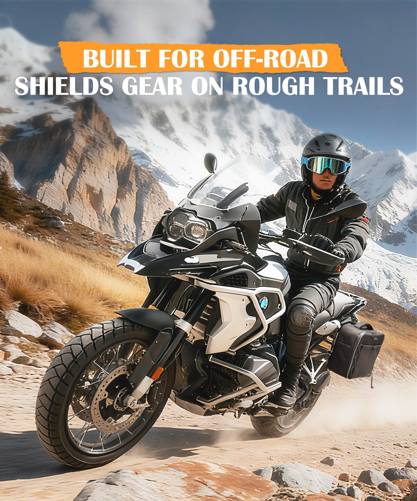 Motorcycle Rear Seat 30L Panniers Side Luggage Throw Over Saddle Bags