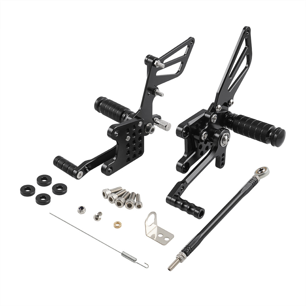 Left + Right Rearset Kit For Suzuki GSXR600 GSXR750 GSXR1000 SV650S