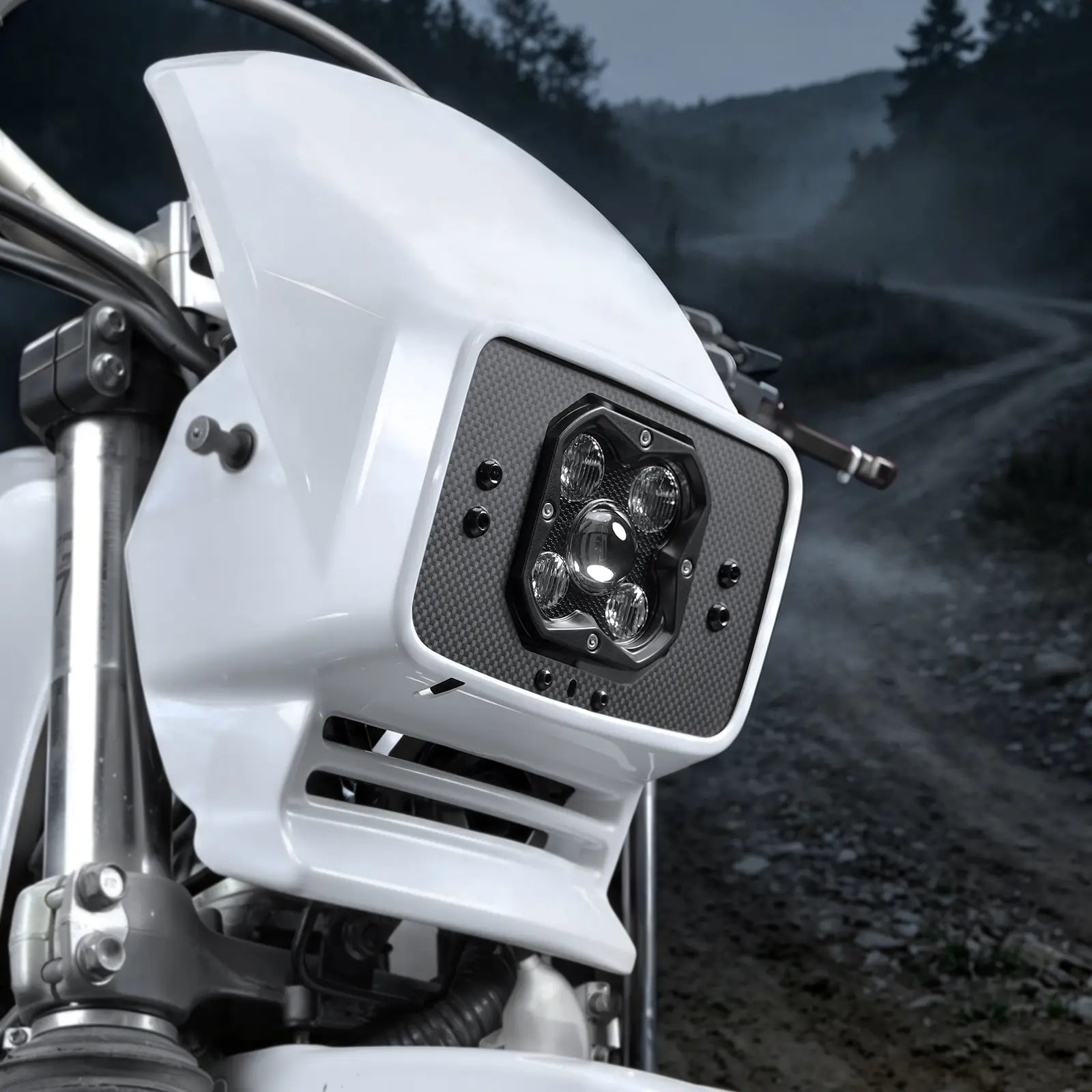 Off-Road Rally LED Headlight Kit For Honda XR650L 1993-2025