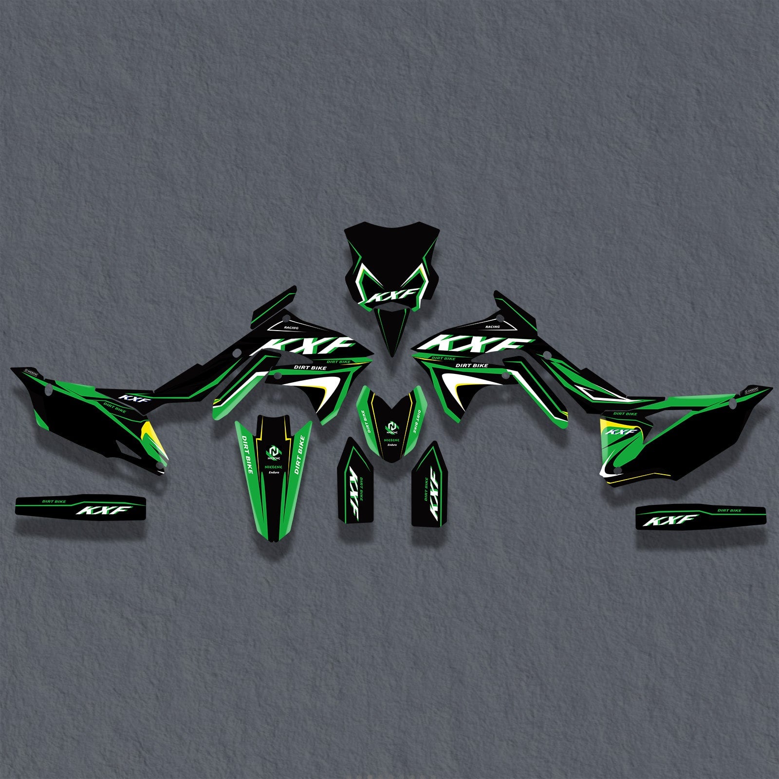 Motorcycle Decals Stickers Graphics Kit For KAWASAKI KXF250 21-23 KX450F 19-23