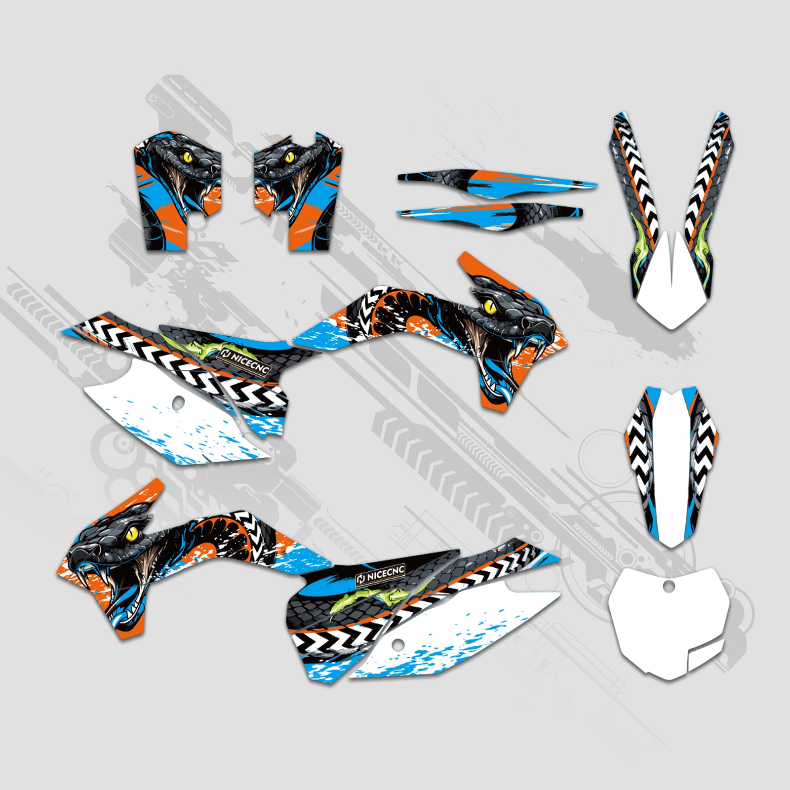 Full Graphics Decals Stickers For KTM SX XC 125-450F 2013-2015 EXC XC-W XCF-W 2014