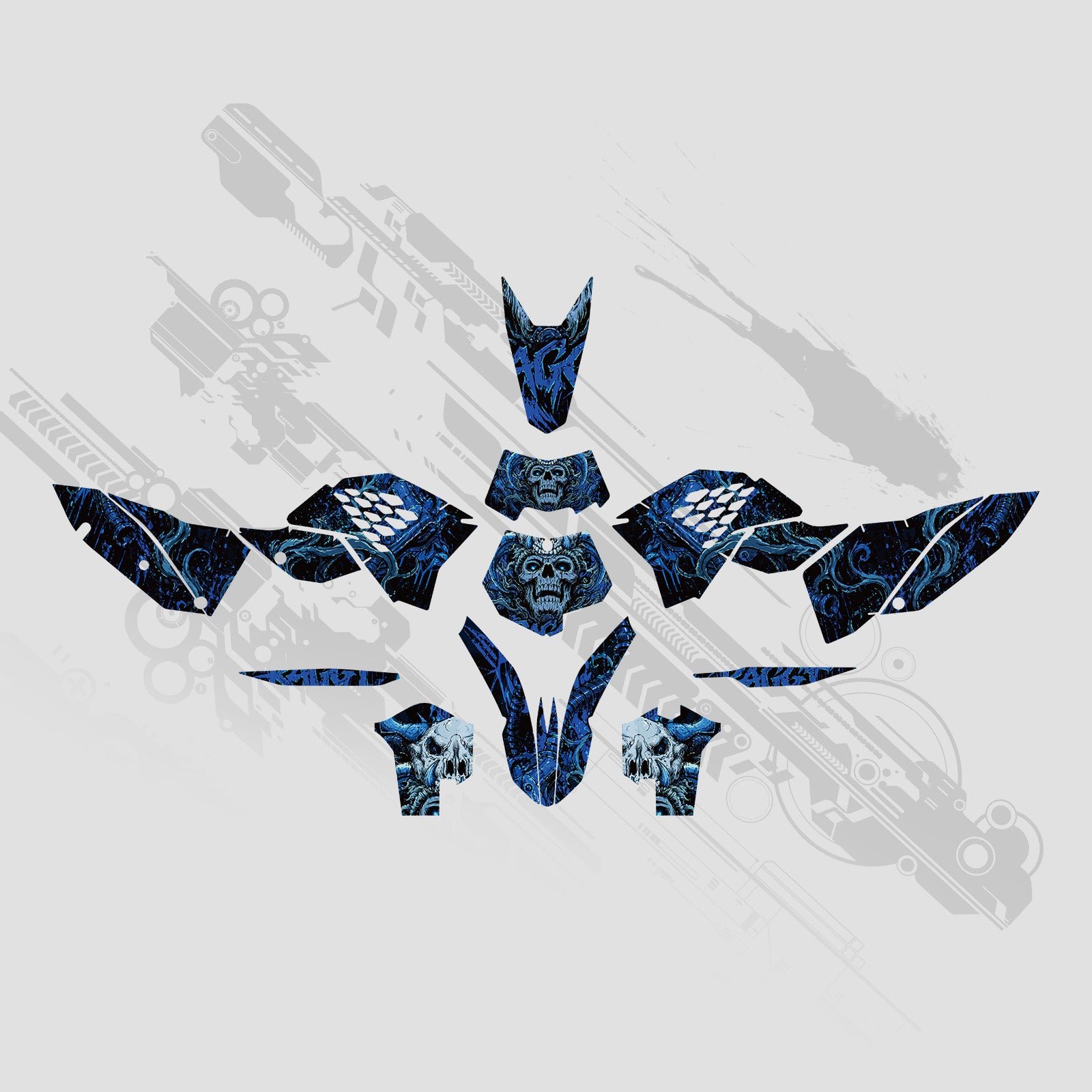 Full Graphics Decals Stickers Set For KTM EXC 2008-2011