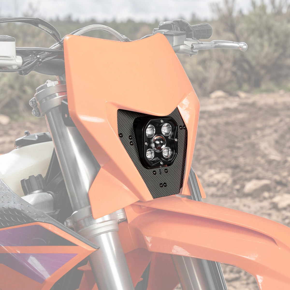 LED Lamp Headlight Kit Plug & Play For KTM 350 500 EXC-F 2024-2027