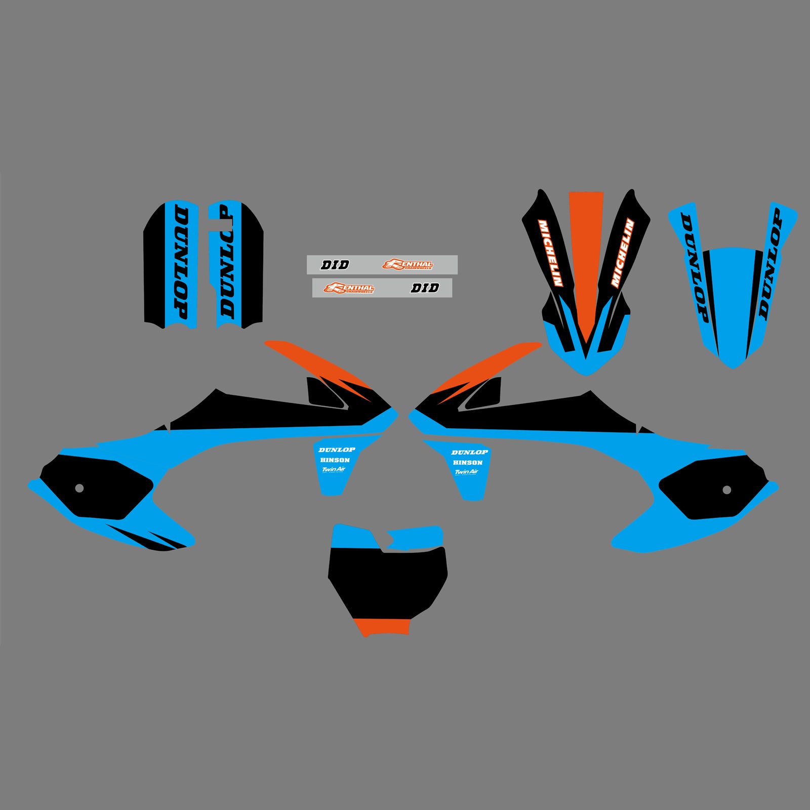 Team Graphics Backgrounds Decals Stickers for KTM SX50 2016-2022