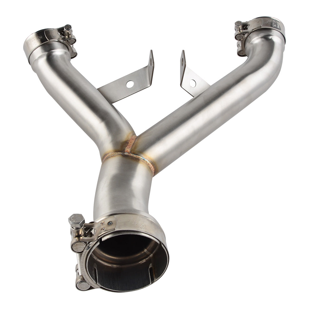 Motorrad Decat Auspuffrohr Y Mid Rohr Link Fallrohr für Kawasaki Z1000 2011 -2018