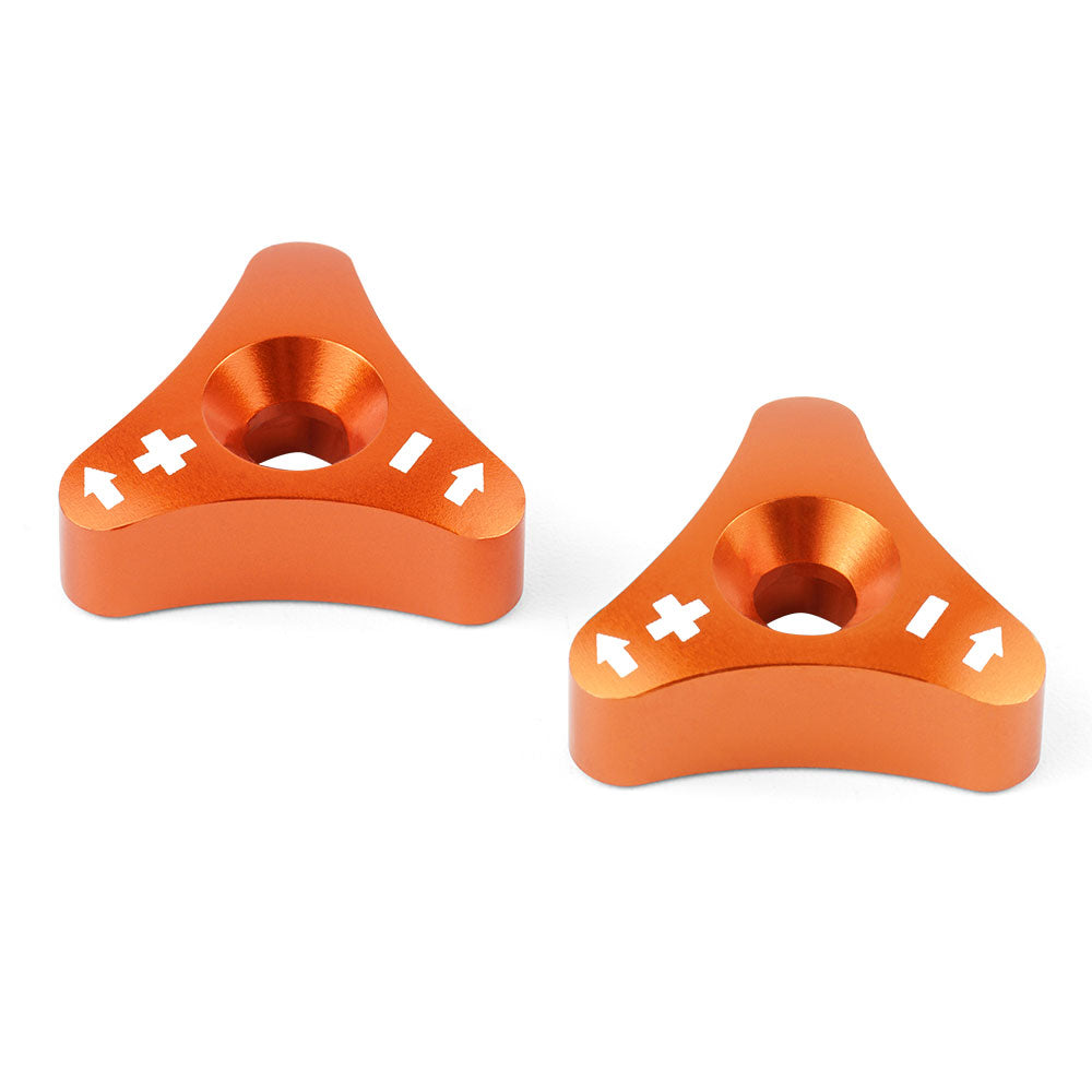 Front 48mm Fork Shock Absorber Adjusters Knob Bolts For KTM 350 EXC-F 2012-2018