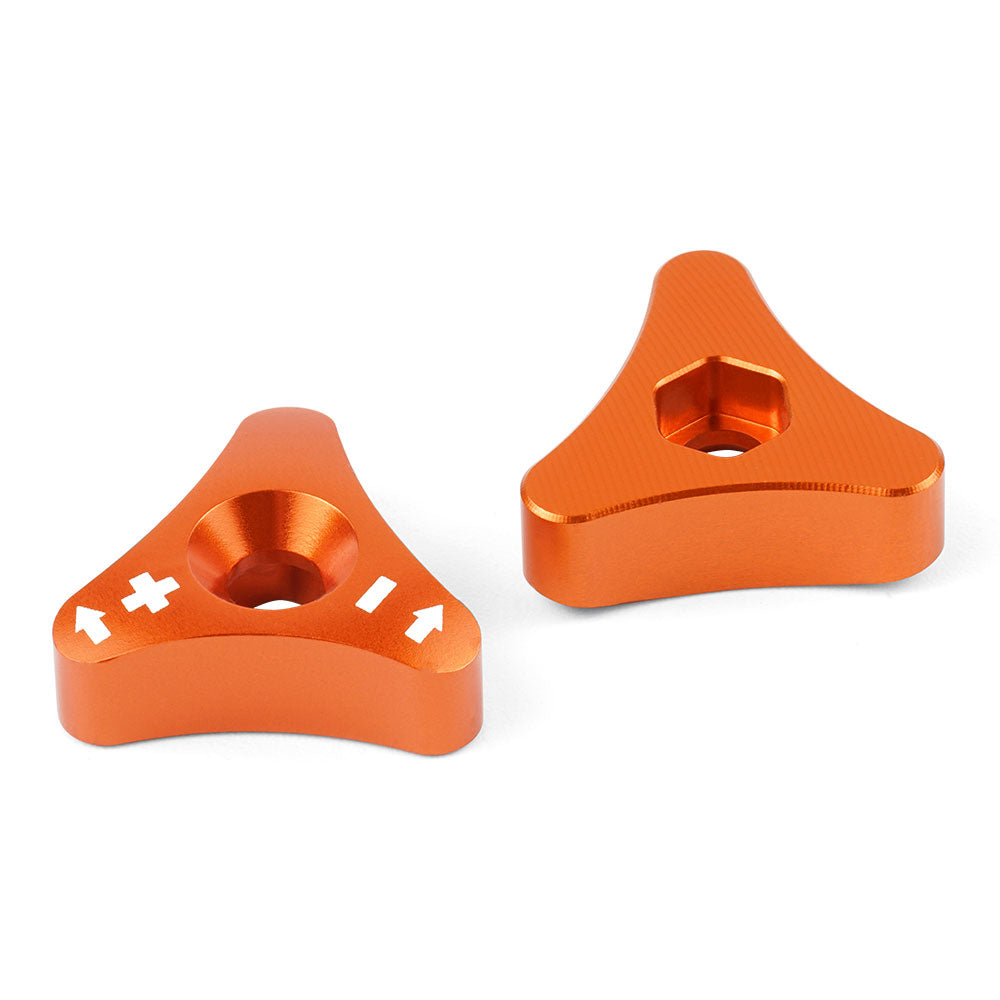Front 48mm Fork Shock Absorber Adjusters Knob Bolts For KTM 350 EXC-F 2012-2018