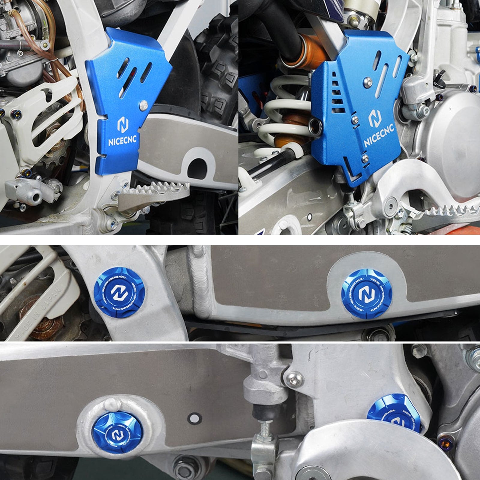Motorcycle Frame Hole Plug Cover For Yamaha YZ250 2016-2023