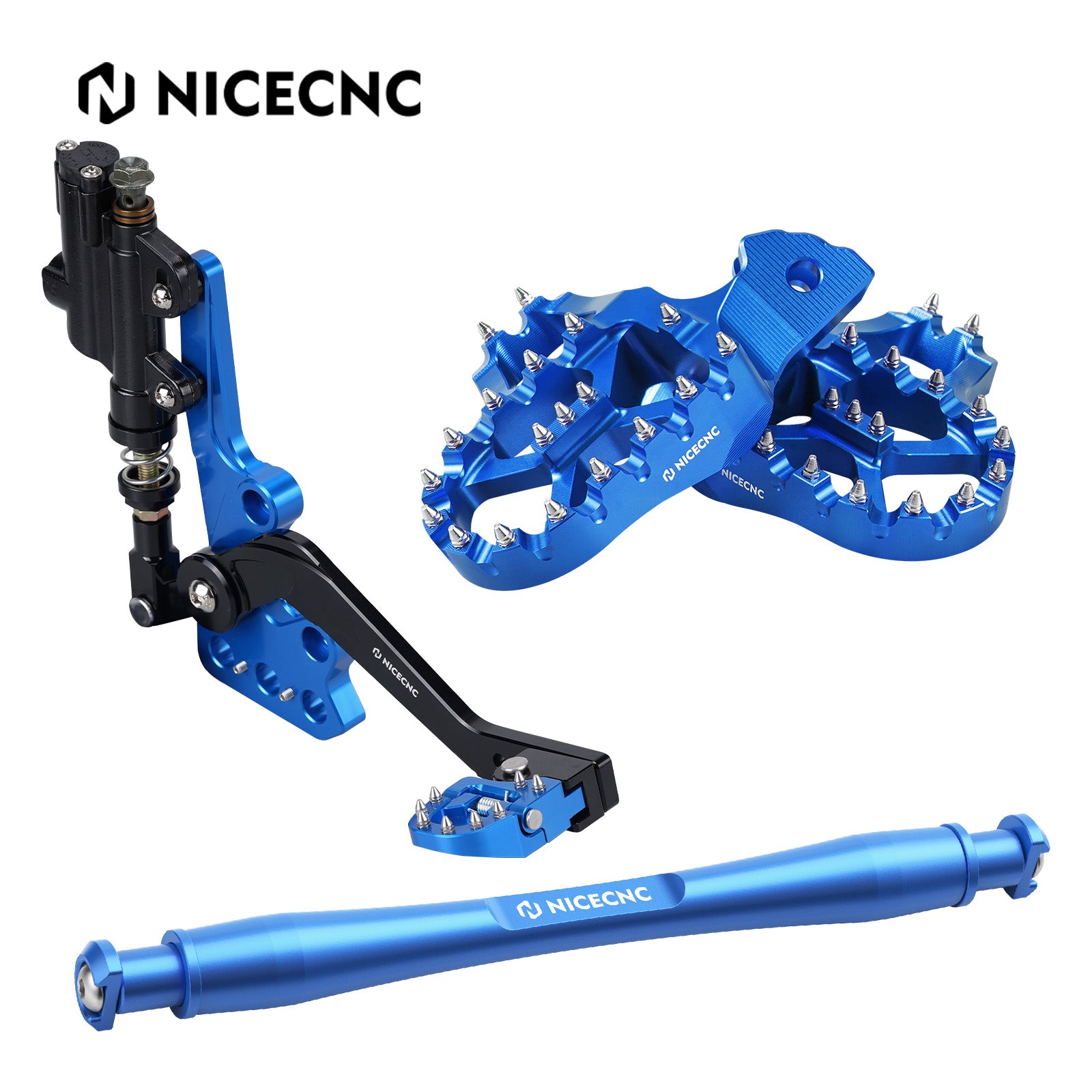 Hydraulic Rear Foot Brake + Extender Footrest + Support Brace For Surron Light Bee X S