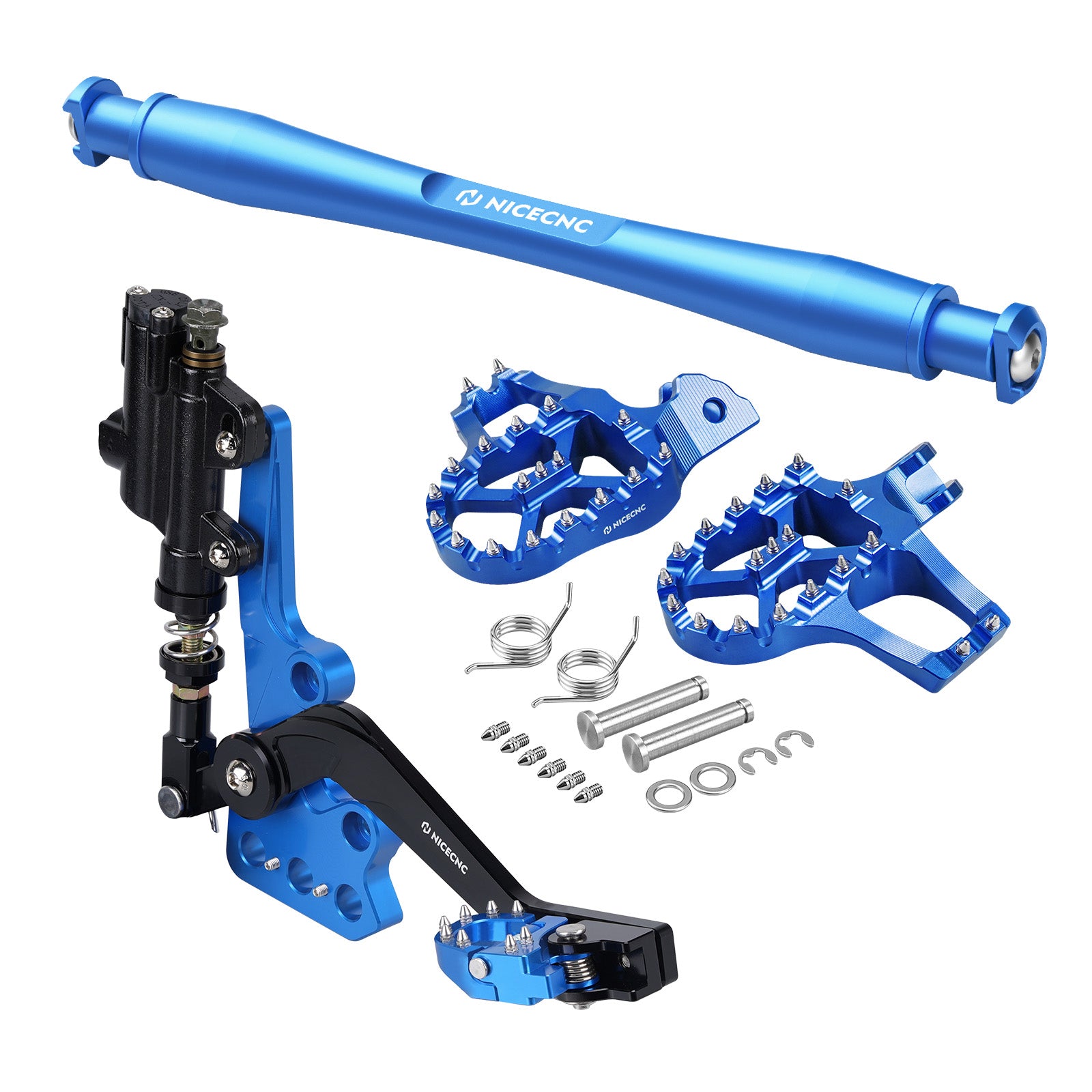 Hydraulic Rear Foot Brake + Extender Footrest + Support Brace For Surron Light Bee X S