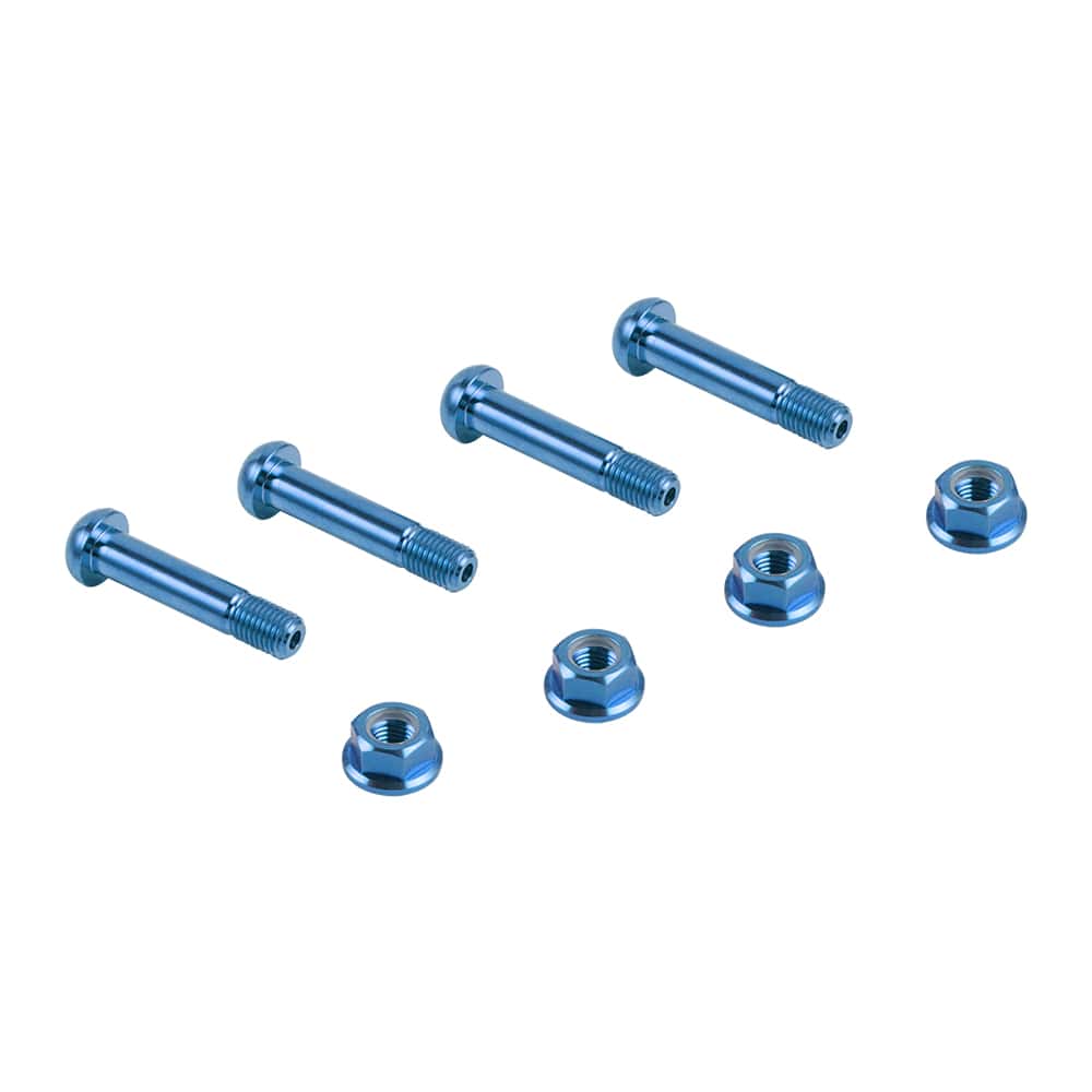NICECNC 4 pernos de choque con 4 tuercas de bloqueo compatibles con Yamaha Raptor 700 2006-2011 2013-2020,700R 2012 2016-2020,YFZ450 2006-2009 2012-2013,GRIZZLY 125 2012-2013,VER MONTAJE!