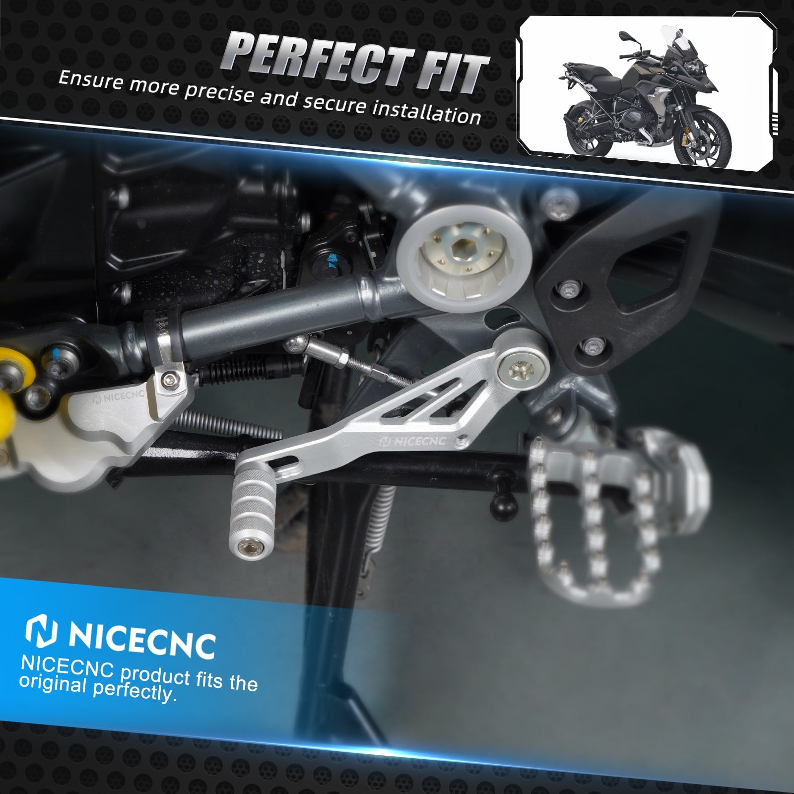 Adjustable Gear Shift Lever For BMW R1200GS Adv 2013-2018 R1250GS Adventure 2019-2024