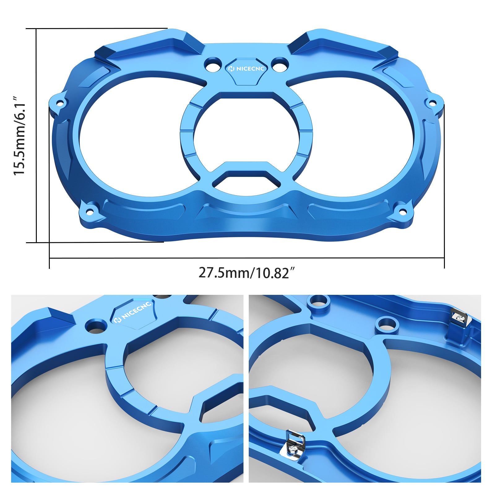 UTV Dash Bezel Dash Gauge Cover Panel Trim For Can-Am X3