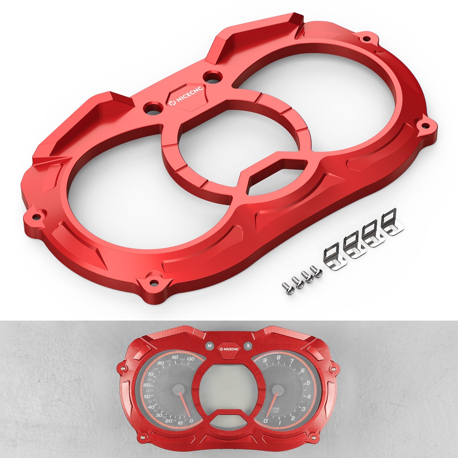 UTV Dash Bezel Dash Gauge Cover Panel Trim For Can-Am X3