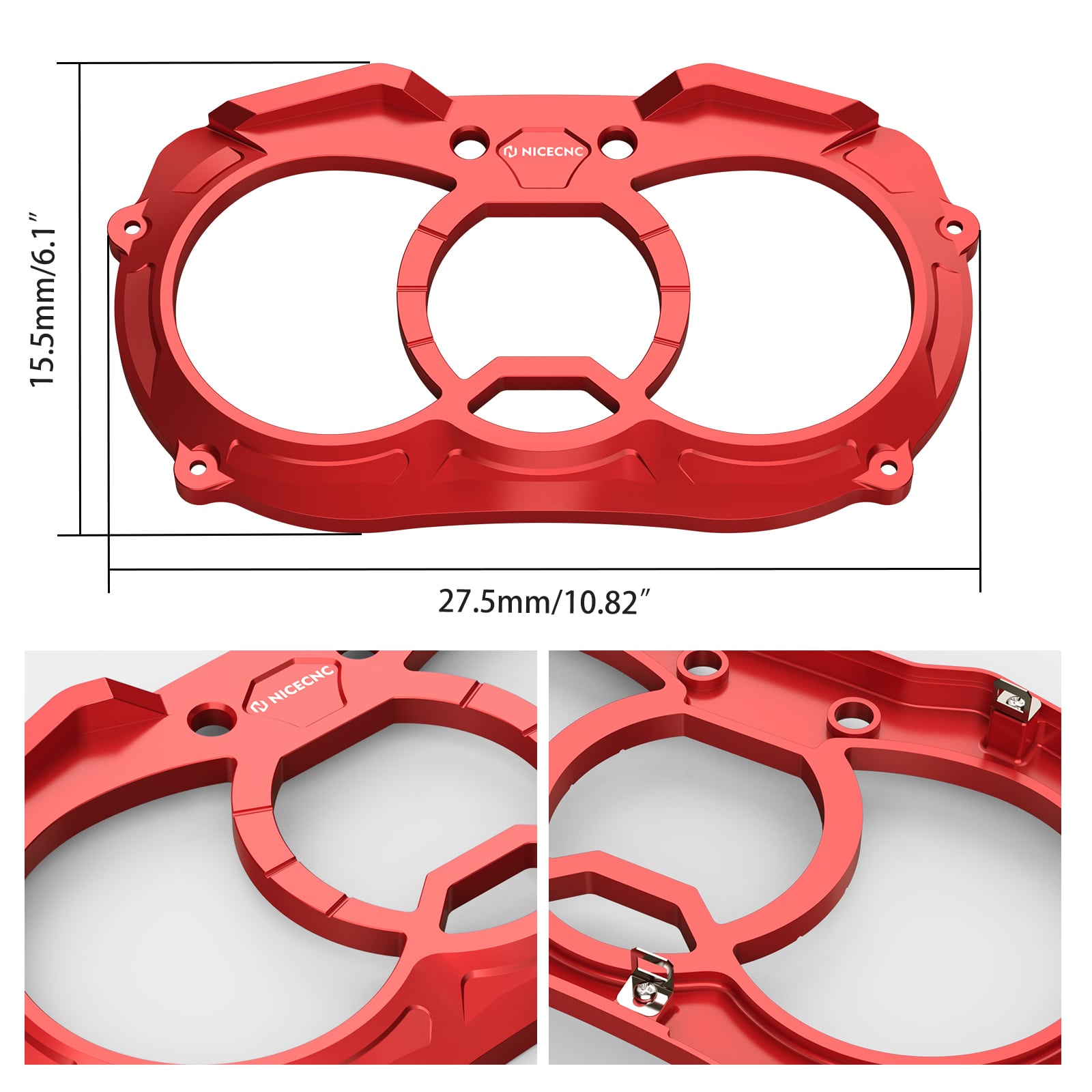 UTV Dash Bezel Dash Gauge Cover Panel Trim For Can-Am X3