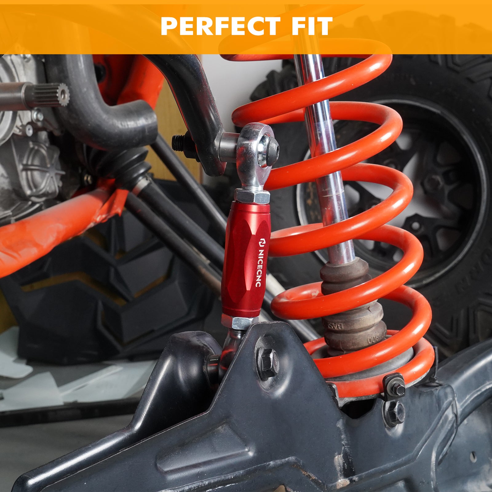 Front Rear UTV Sway Bar Stabilizer Link Kit For Can-Am Maverick X3 TURBO 2017-2018