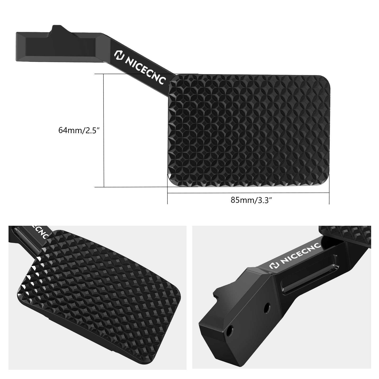 UTV Brake + Gas Pedal Extender Extension Kit For Can-Am X3 2017-2023