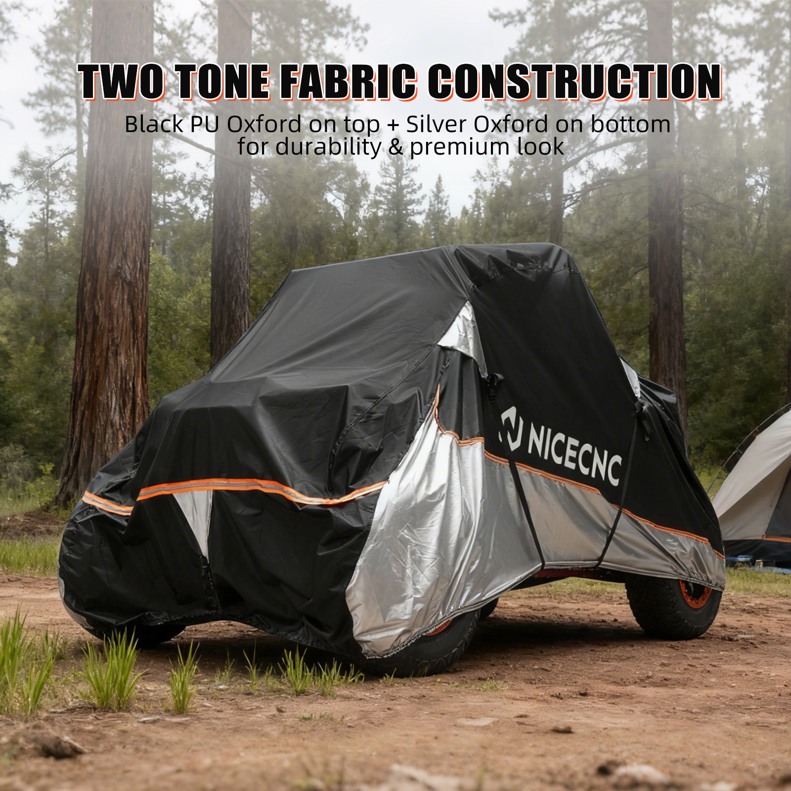 Heavy Duty UTV Cover Dust Cloth w/PU Coating For Can-Am Maverick X3 Commander 1000
