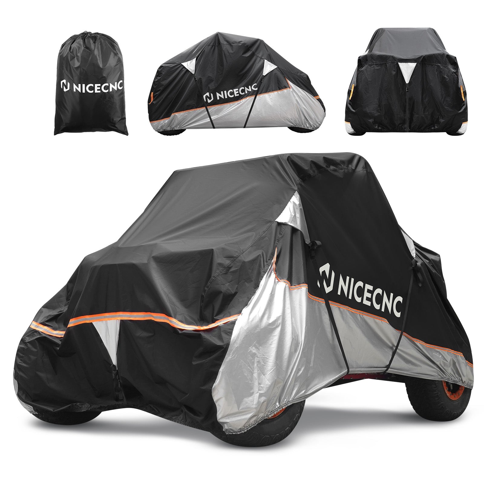 Heavy Duty UTV Storage Cover w/PU Coating 133"x75"x62" For Yamaha YXZ1000R