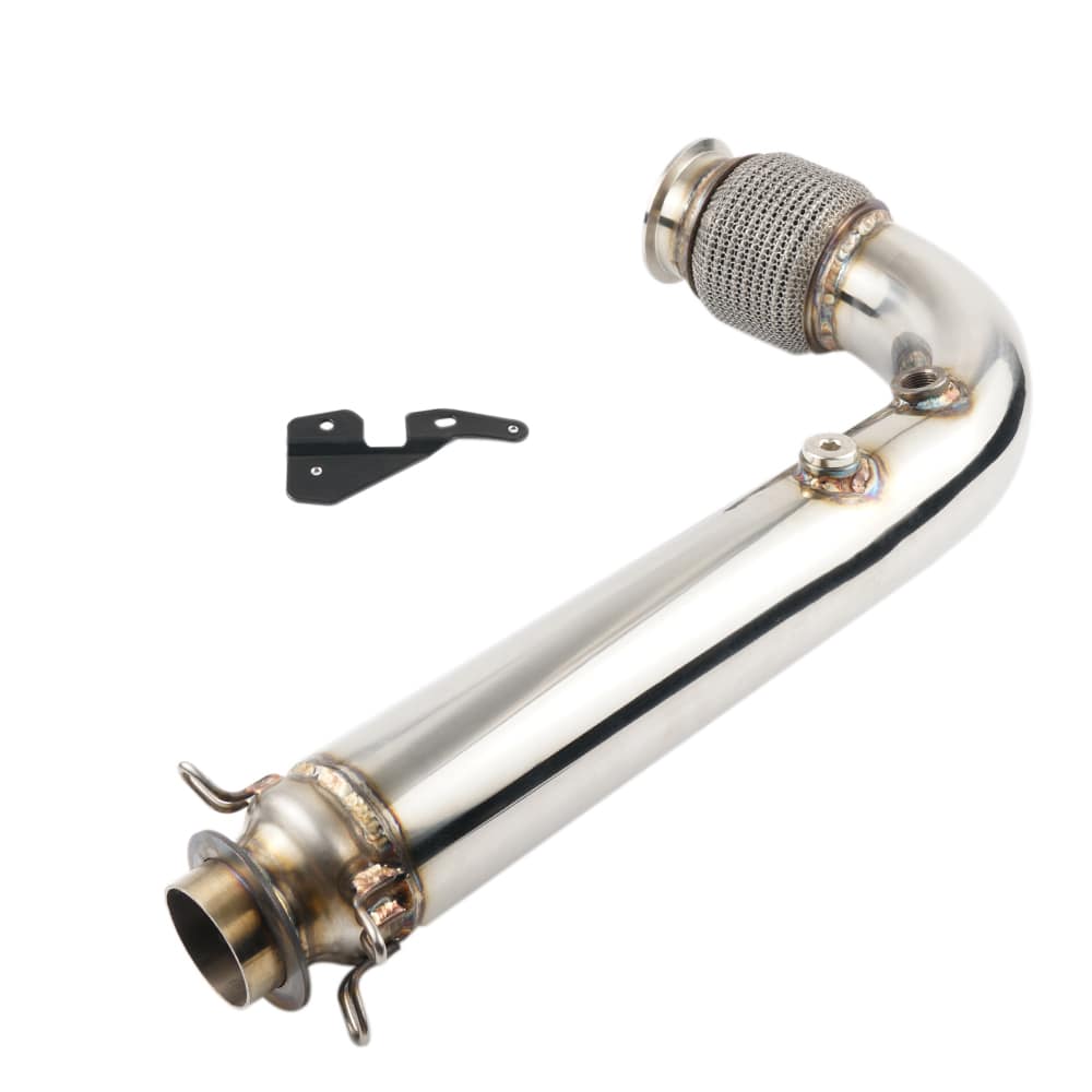UTV Exhaust Headpipe Bypass Mid Pipe with Bracket For Can-am Maverick X3