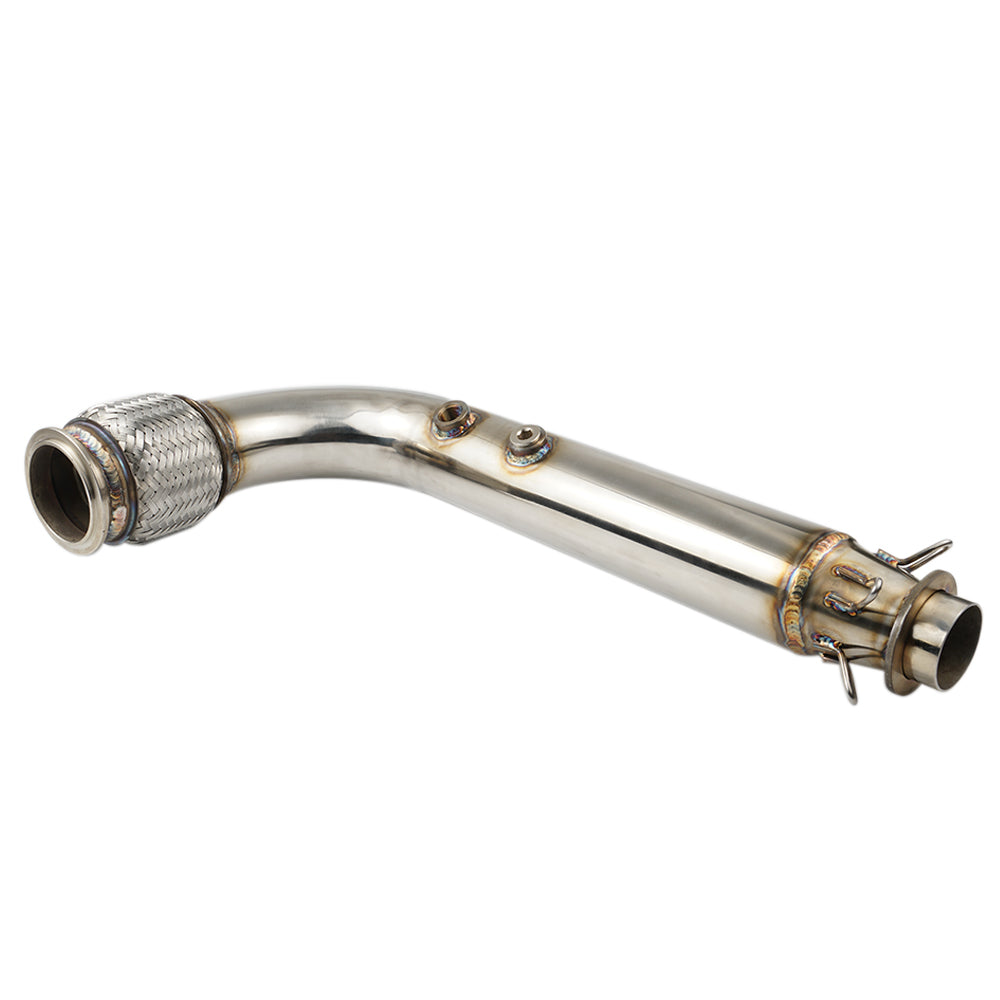 UTV Exhaust Headpipe Bypass Mid Pipe with Bracket For Can-am Maverick X3