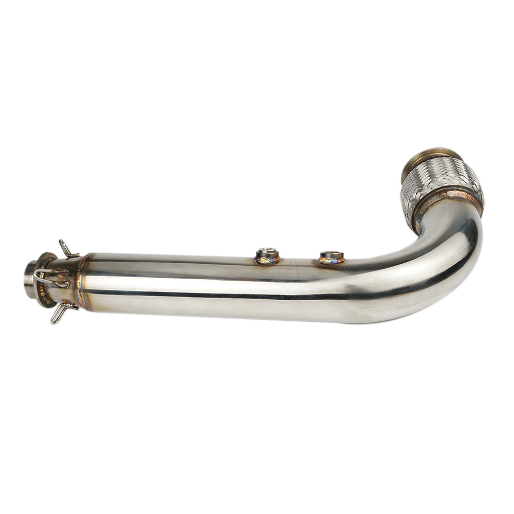 UTV Exhaust Headpipe Bypass Mid Pipe with Bracket For Can-am Maverick X3
