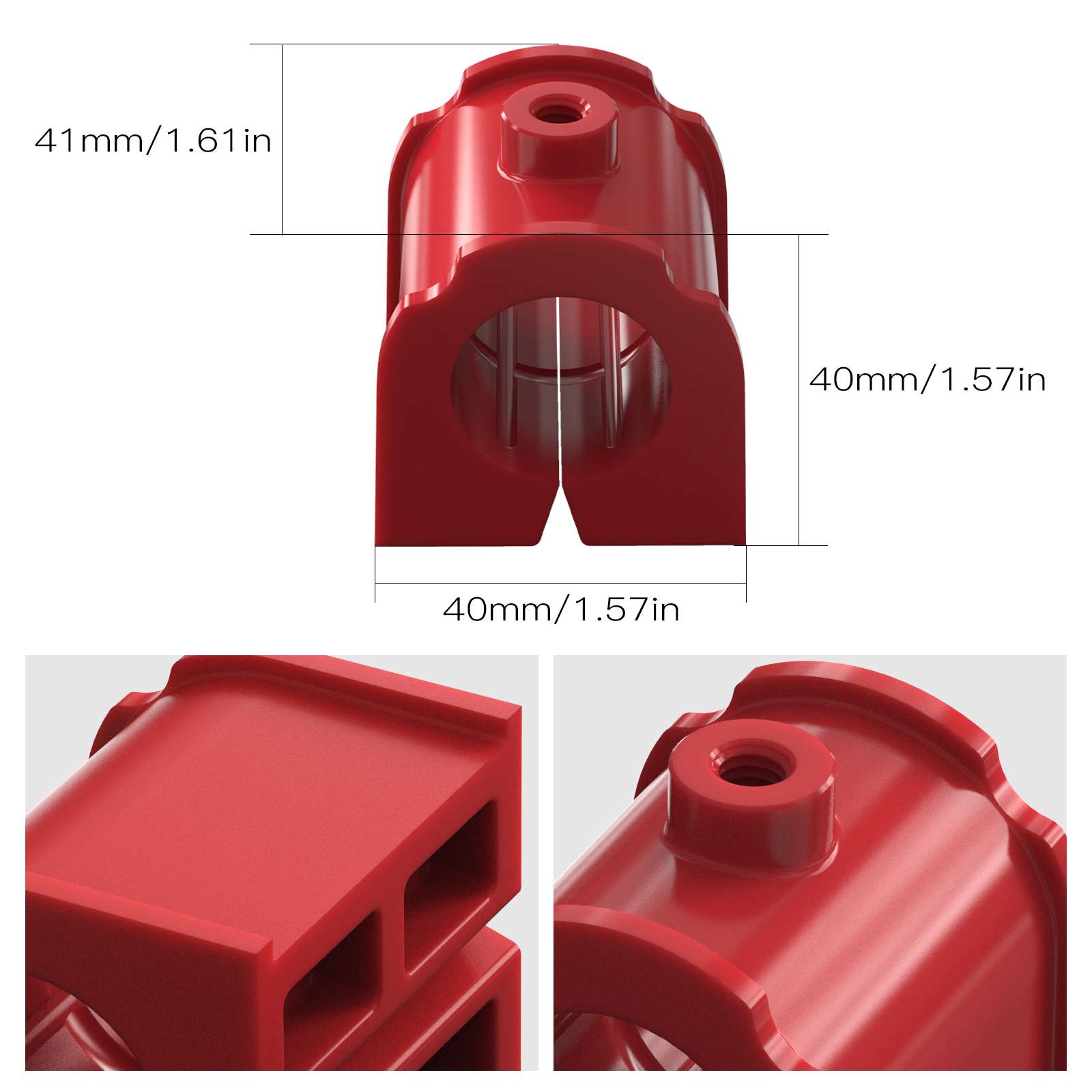 UTV Rear Anti-Roll Sway Stabilizer Bar Bushing Kit For Can-Am X3 2017-2024