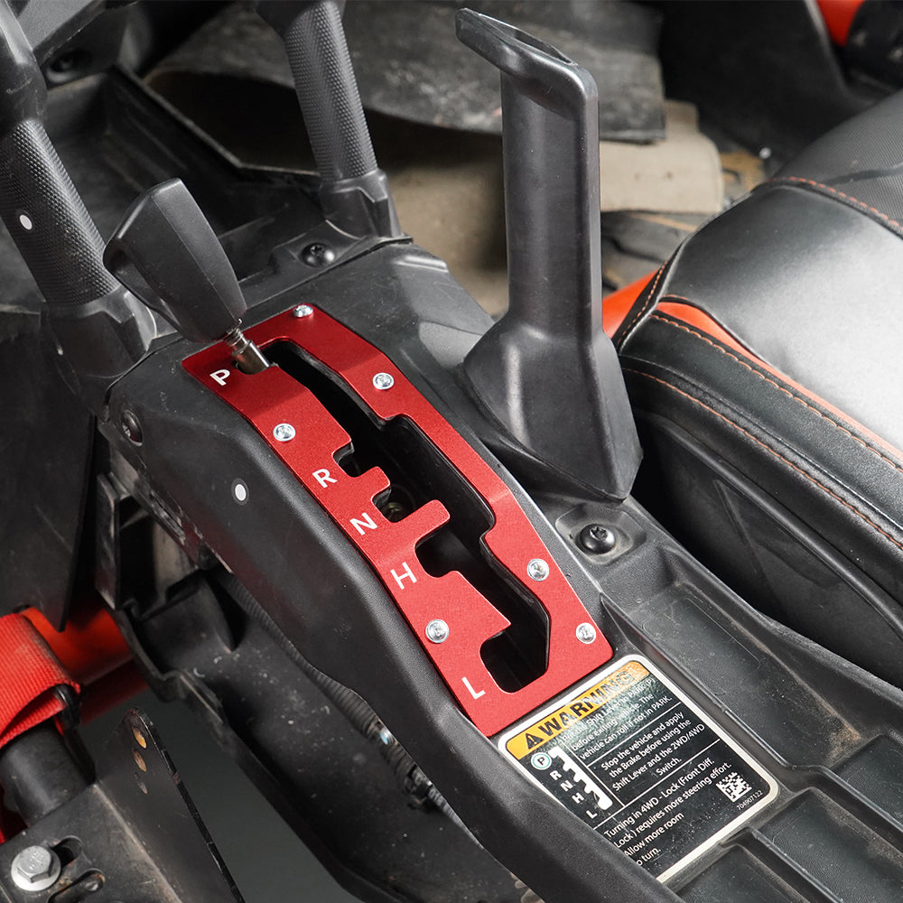 UTV Shifter Gate Plate Panel For Can-Am Maverick X3 2017-2023