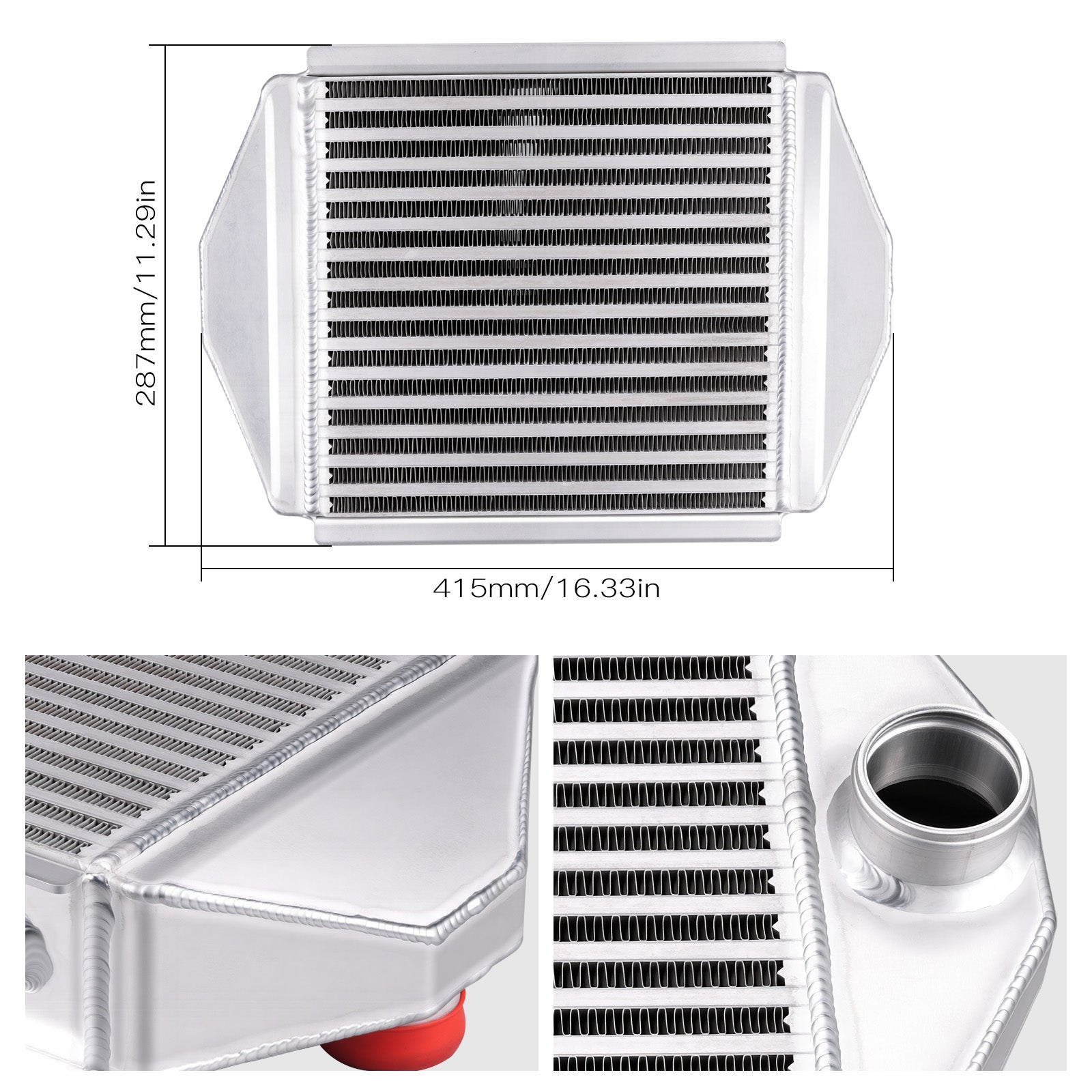 UTV Upgraded Larger Intercooler For Can-Am Maverick X3 Turbo 2017-2019