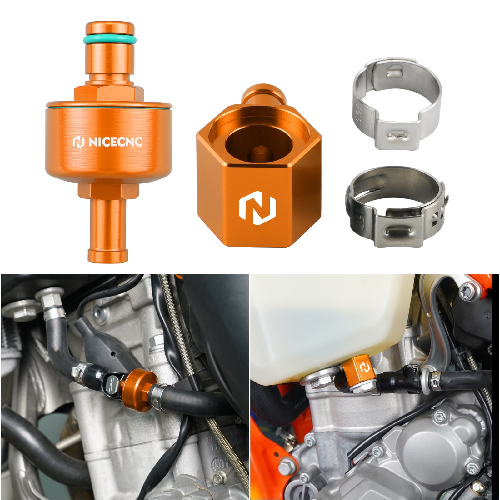 Fuel Line Tank Connector Fuel Filter for KTM Husqvarna Gasgas Beta