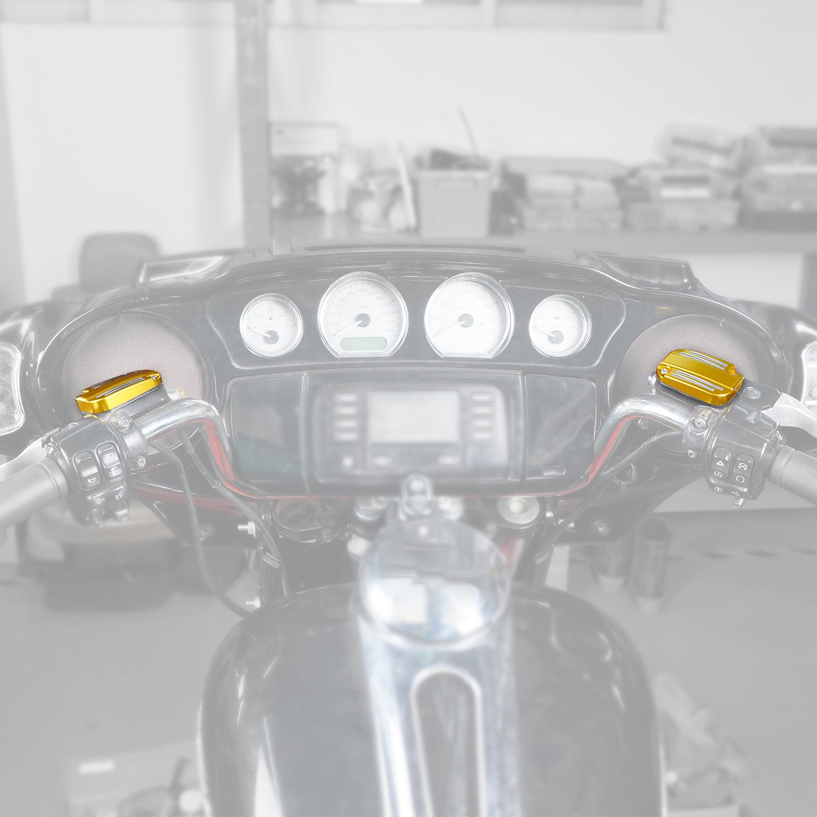 Front Clutch Brake Master Cylinder Reservoir Cover Cap For Harley Street Glide Road King