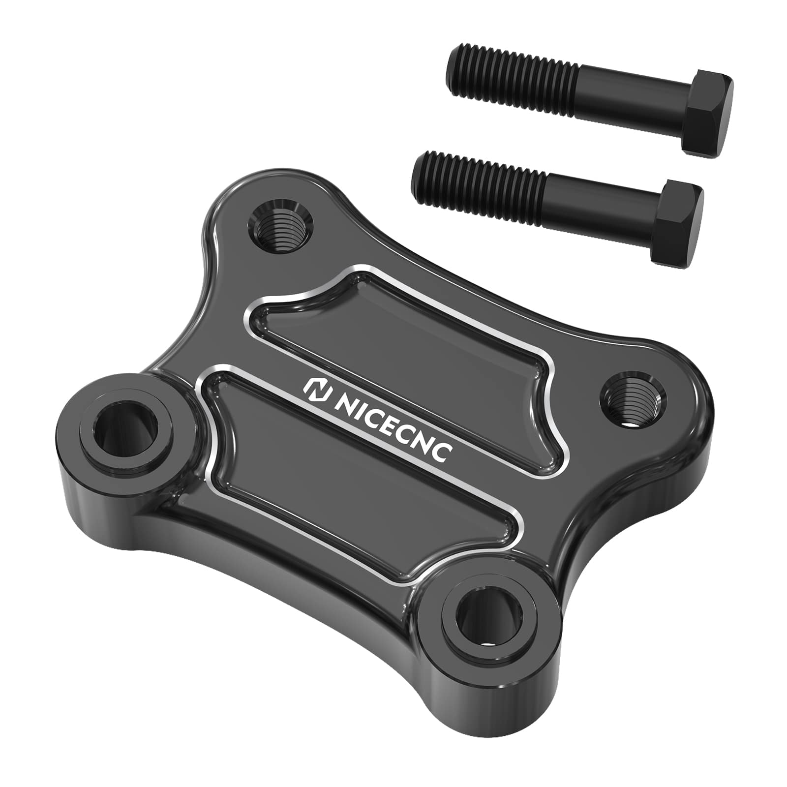 Handlebar Riser Pull Back Adapter Plate For Harley Electra Tri Street Glide Ultra Limited